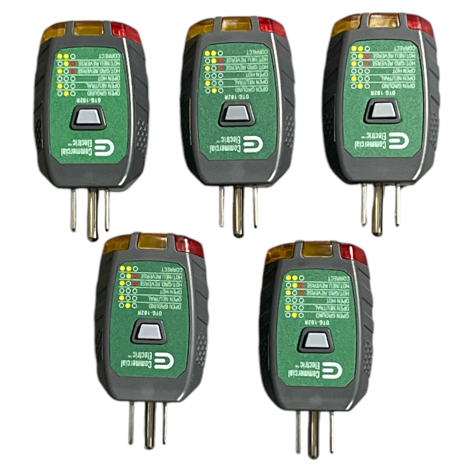 Commercial Electric Outlet circuit Tester with GFCI - OTG-102R Tested working(D)
