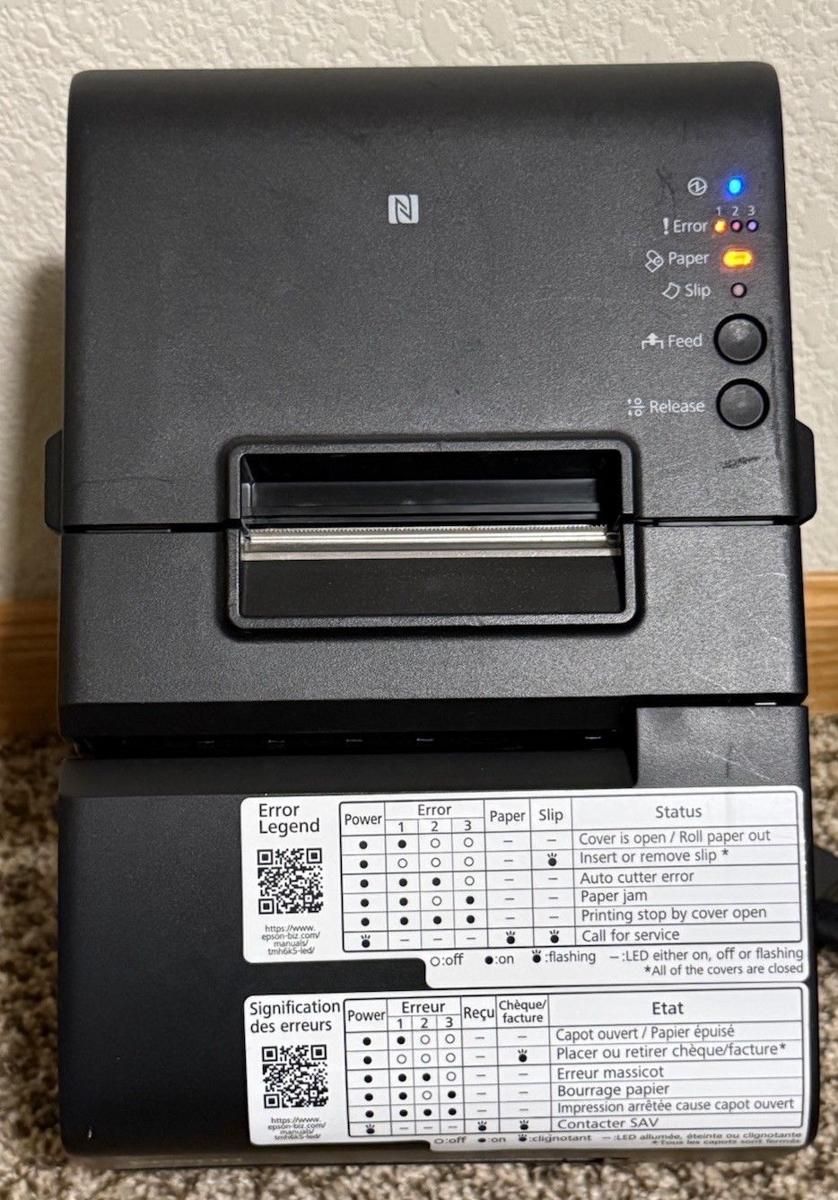 3 Epson OmniLink TM-H6000V Multifunction POS Receipt Printer M253B+Power Supply