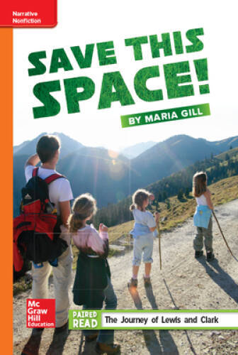 Reading Wonders Leveled Reader Save This Space: Approaching Unit 1 Week  - GOOD