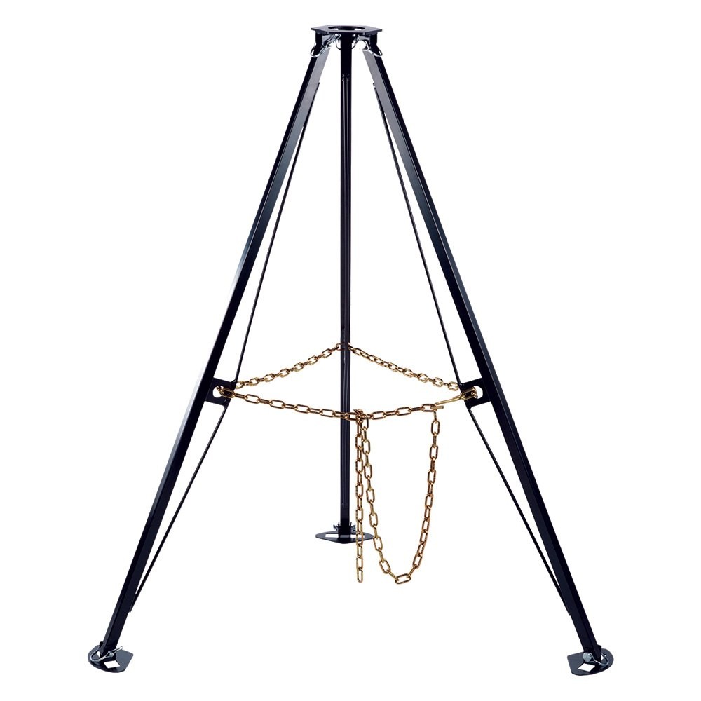 Husky Towing 33162 5000 lb Steel 5th Wheel King Pin Stabilizer Jack Stand