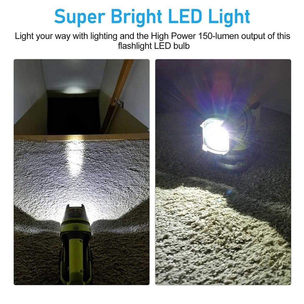 2Pcs P13.5S 19.2V LED Bulb Replace For CRAFTSMAN 315.113913 Flashlight Worklight