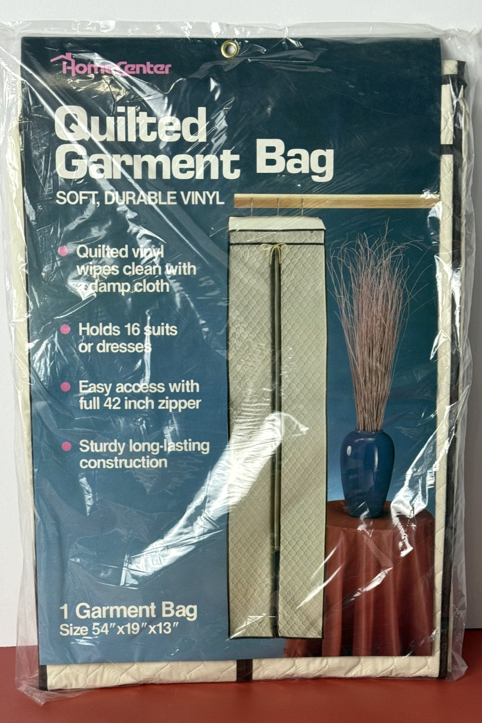 Vintage Home Center Quilted Garment Bag New in Packaging