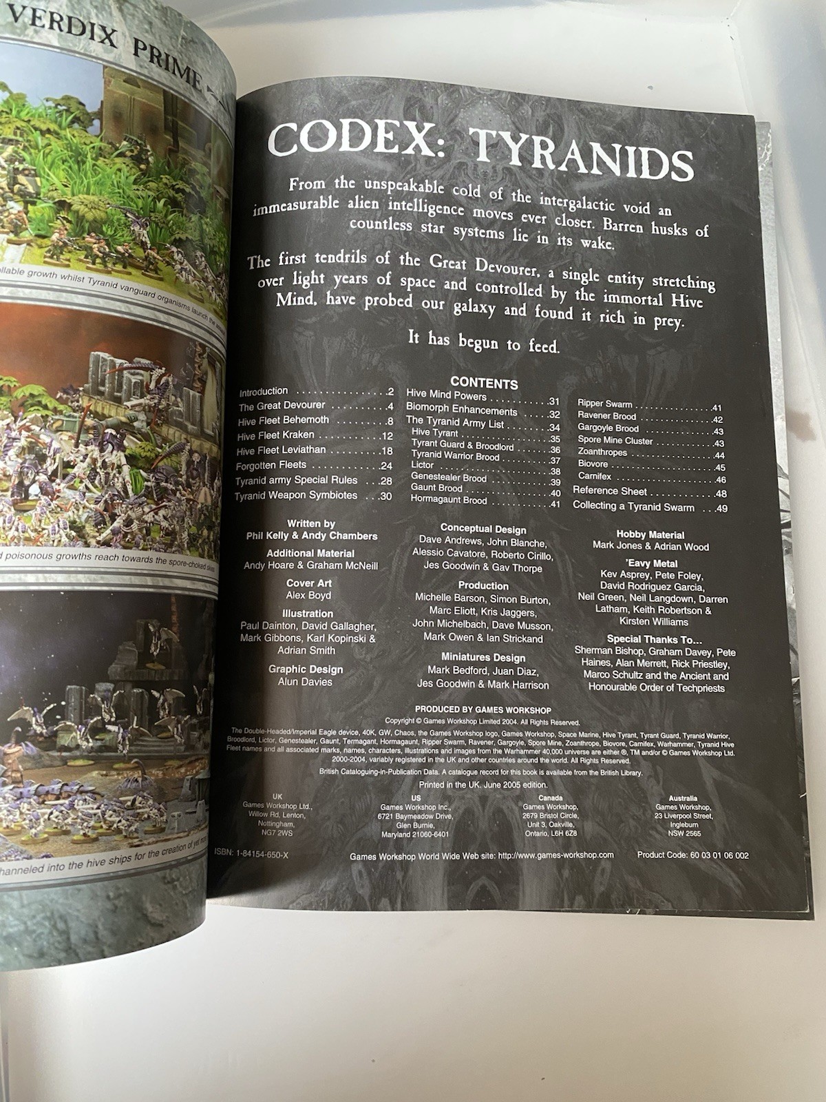 40k 4th Ed Tyranids Codex, OOP Softcover Book, Excellent Condition