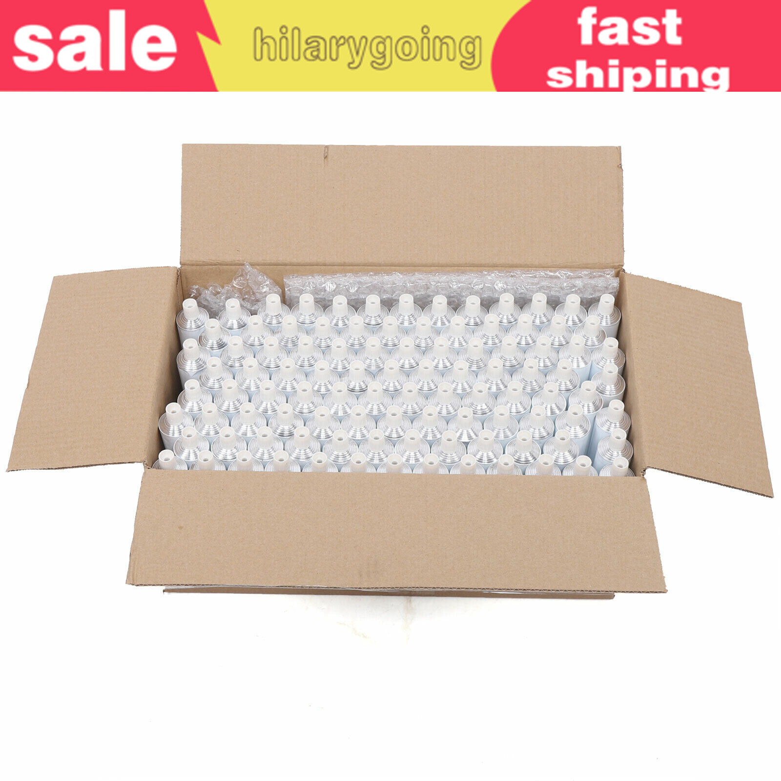 100 Pcs 100ml Empty Unsealed Toothpaste Tubes Needle Cap Full Box Aluminum USA