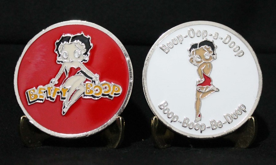 BETTY BOOP MOVIE CHALLENGE COIN COLLECTIBLE COINS NEW