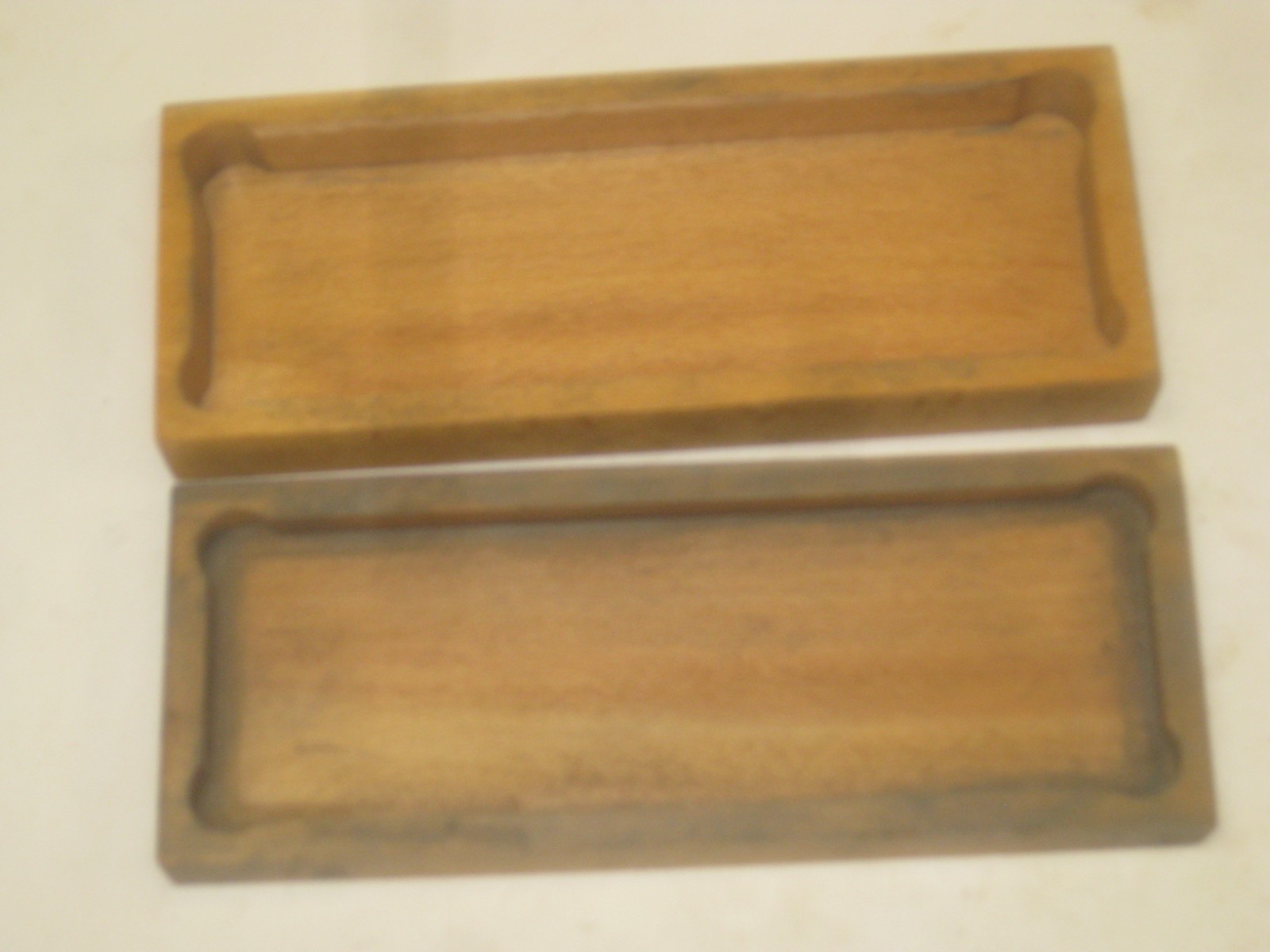 Vtg DMT Diamond Sharpening System Sharpener In Wood Case 6" Red/Fine