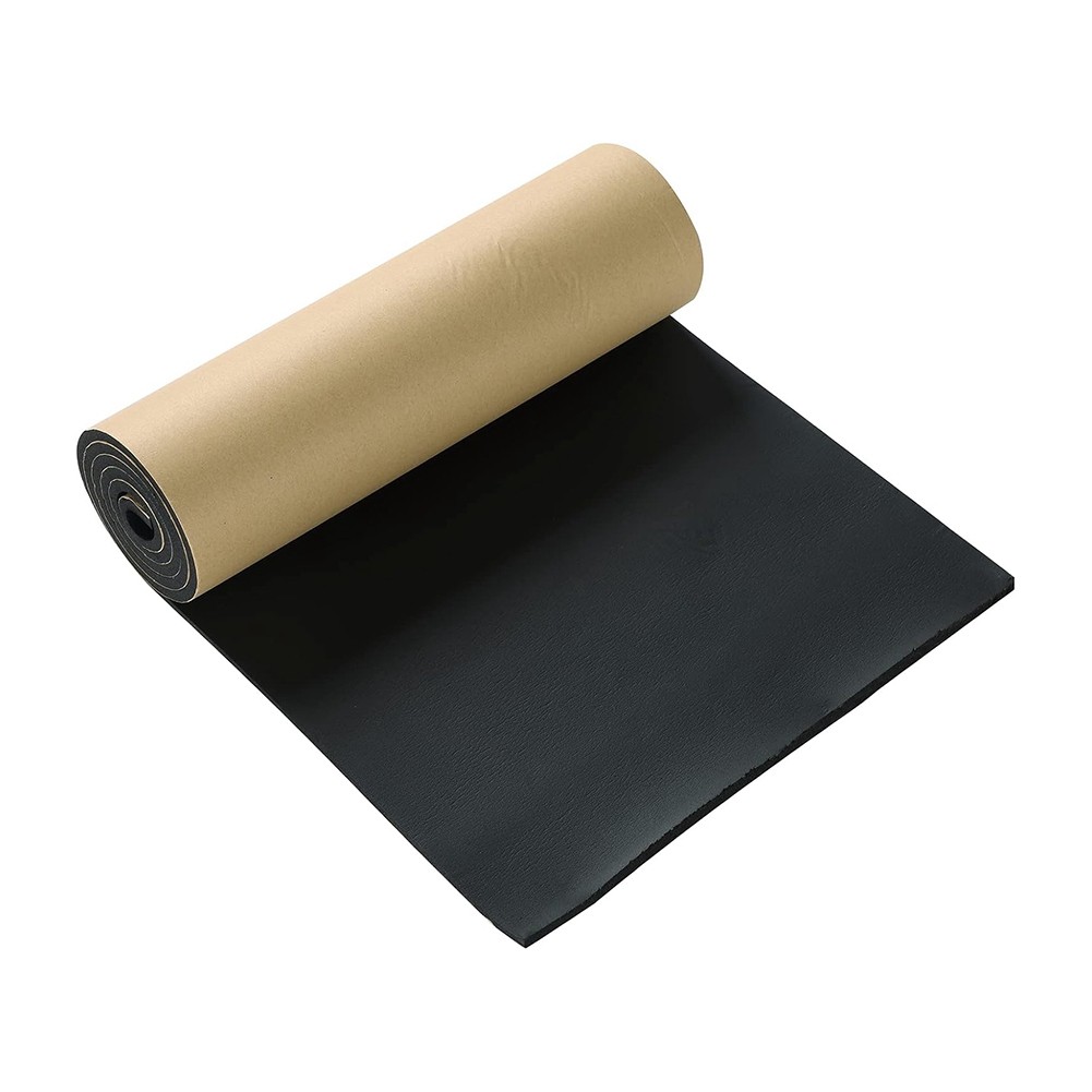 Sponge Neoprene with Adhesive Foam Rubber Sheet, 1/4in T X 12in W X 59in L,8159