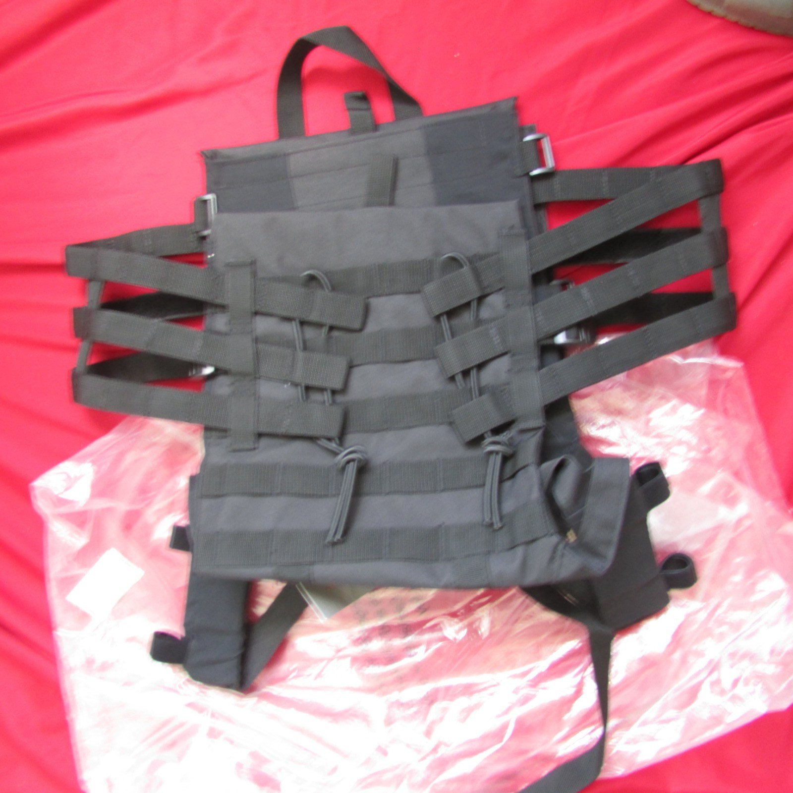 Rothco 55891 Lightweight Plate Carrier Vest - Black, Regular Size-BRAND NEW !!!