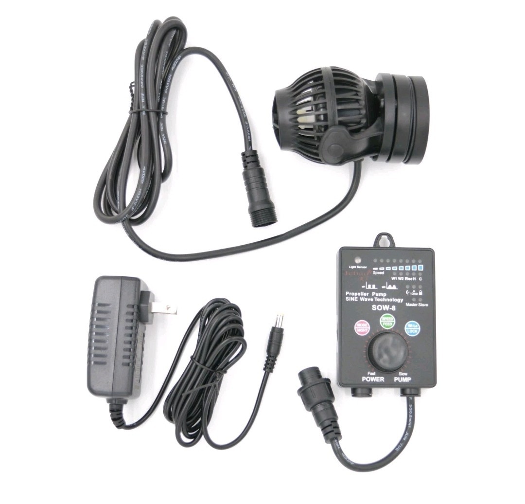 Jebao SOW-8 Wave Maker Flow Pump with Controller for Marine Reef Aquarium