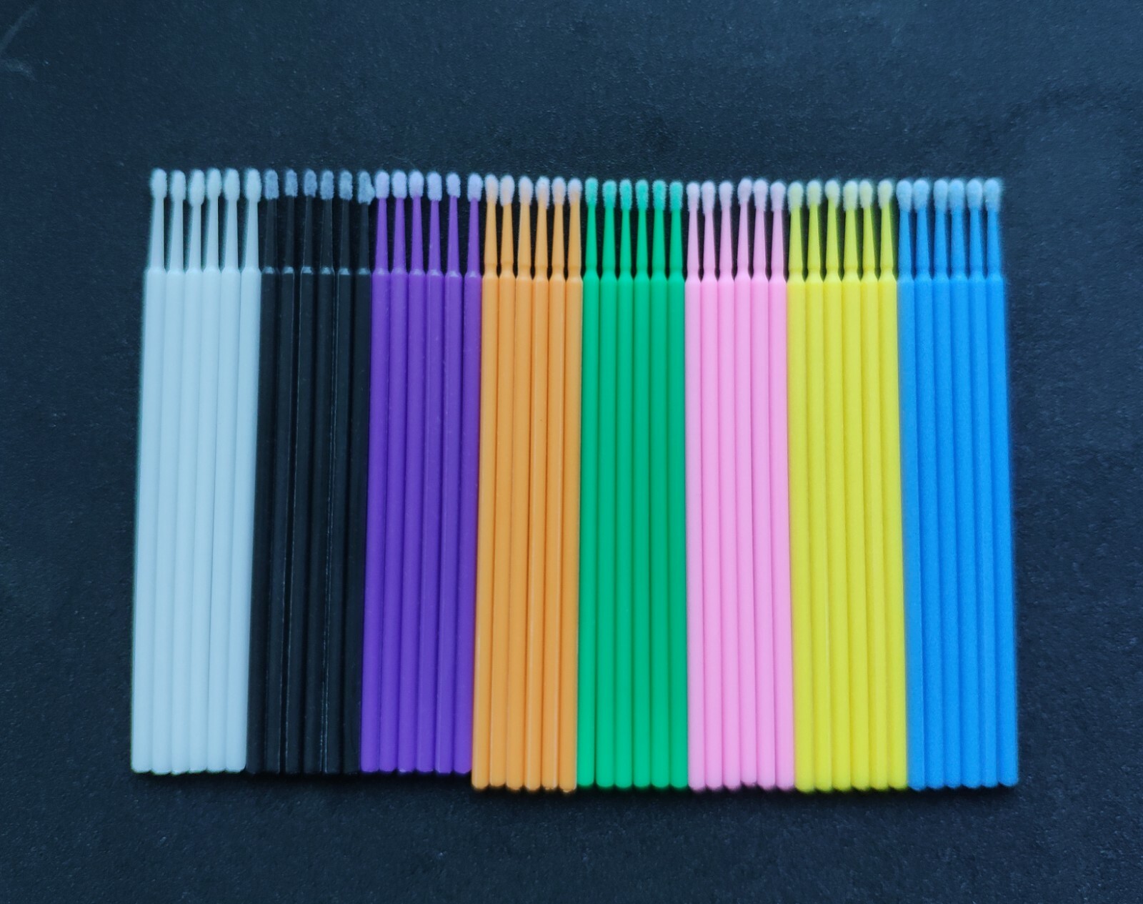 100Pcs Micro Brushes Applicators Microbrush Dental (Regular,Fine,Super Fine) Eye