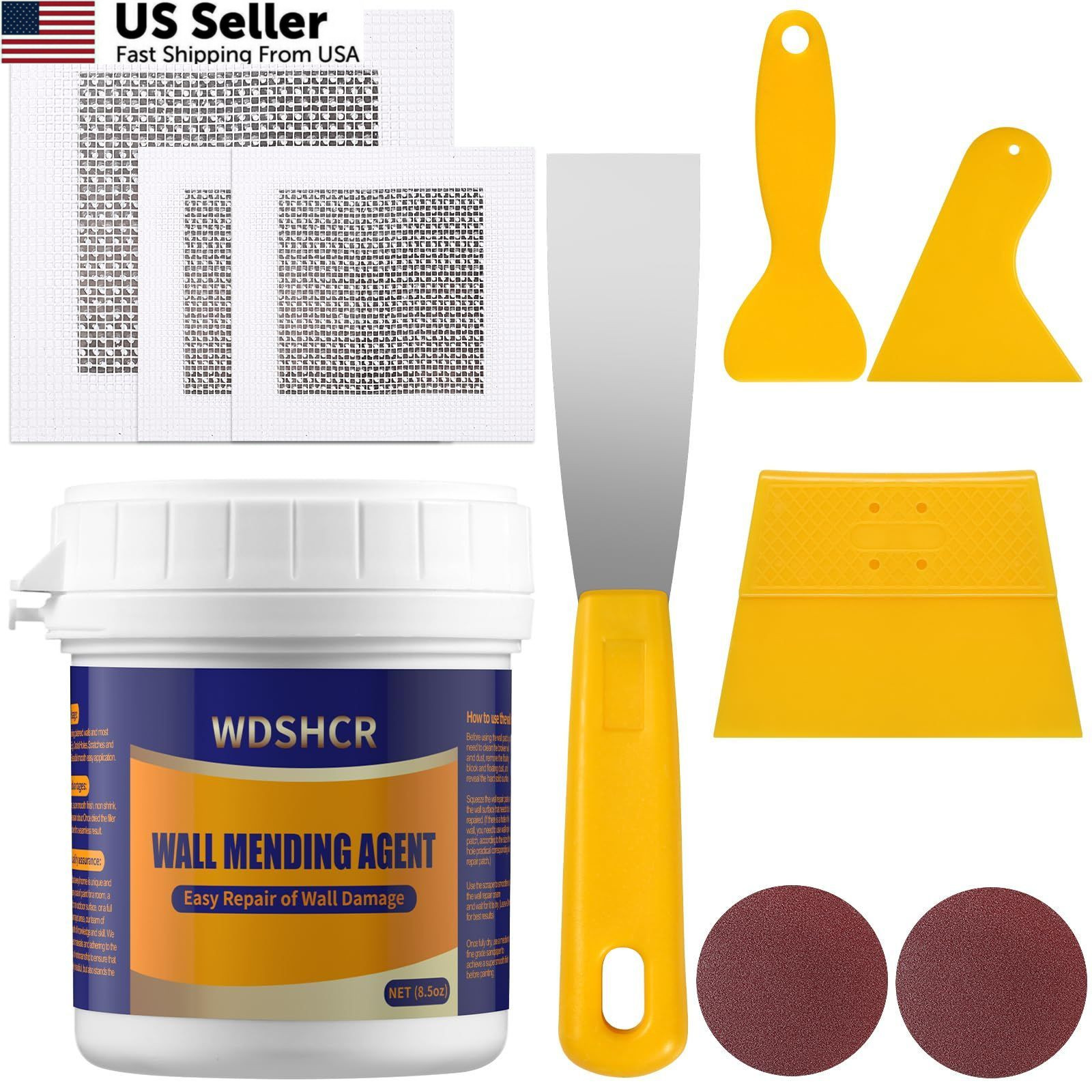 Drywall Repair Kit Hole Patch Kits Wall Spackle 1Pack