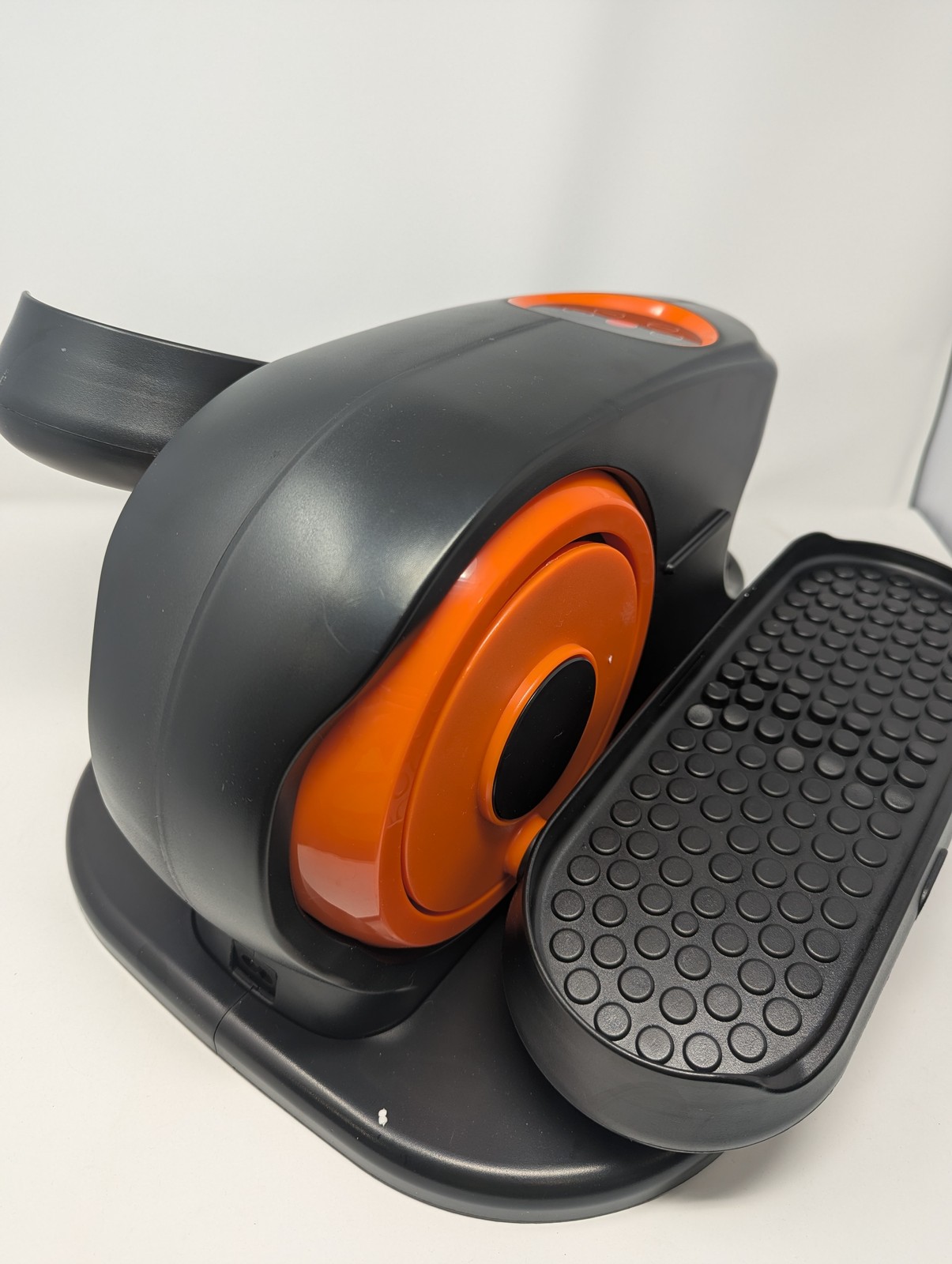 BLACK/ORANGE - GENERIC UNDER DESK MOTORIZED ELLIPTICAL LEG EXERCISE TRAINER
