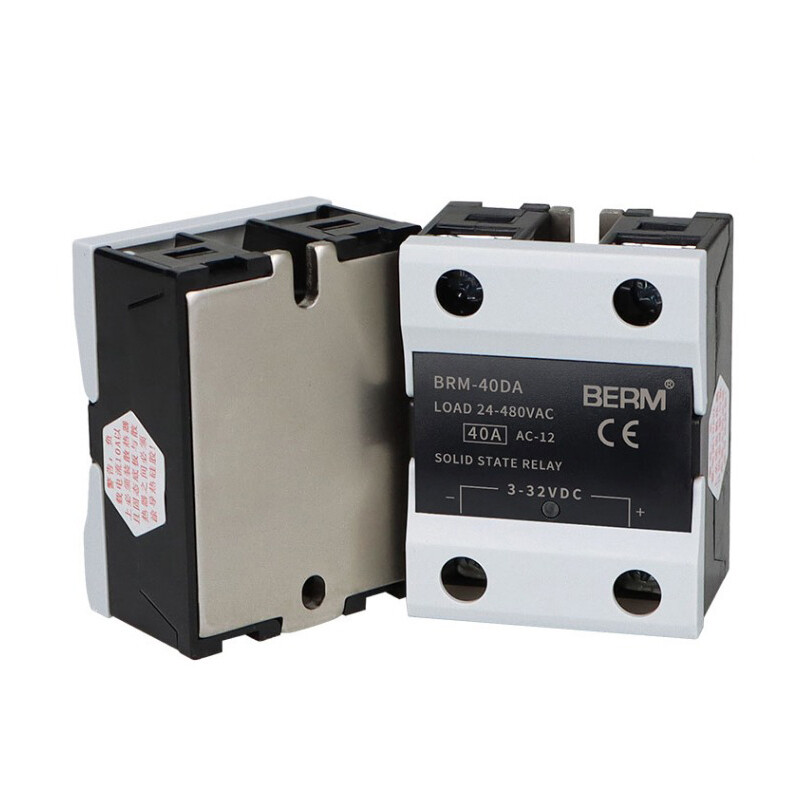 10A - 100A Single Phase BRM Solid State Relays Module DC 3V-32V to AC 24V-480V
