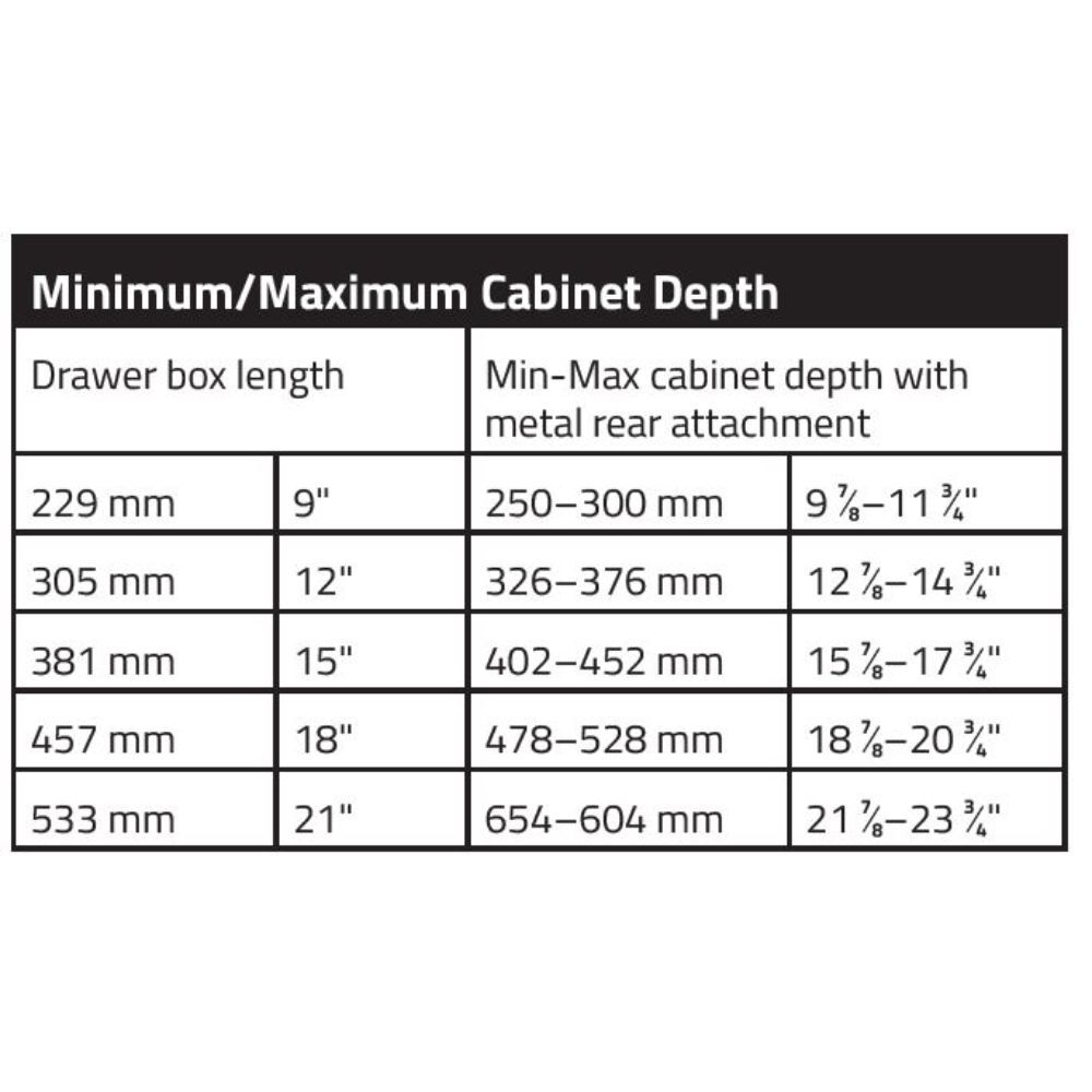 6 Pair Soft Close Full Extension Undermount Drawer Slides