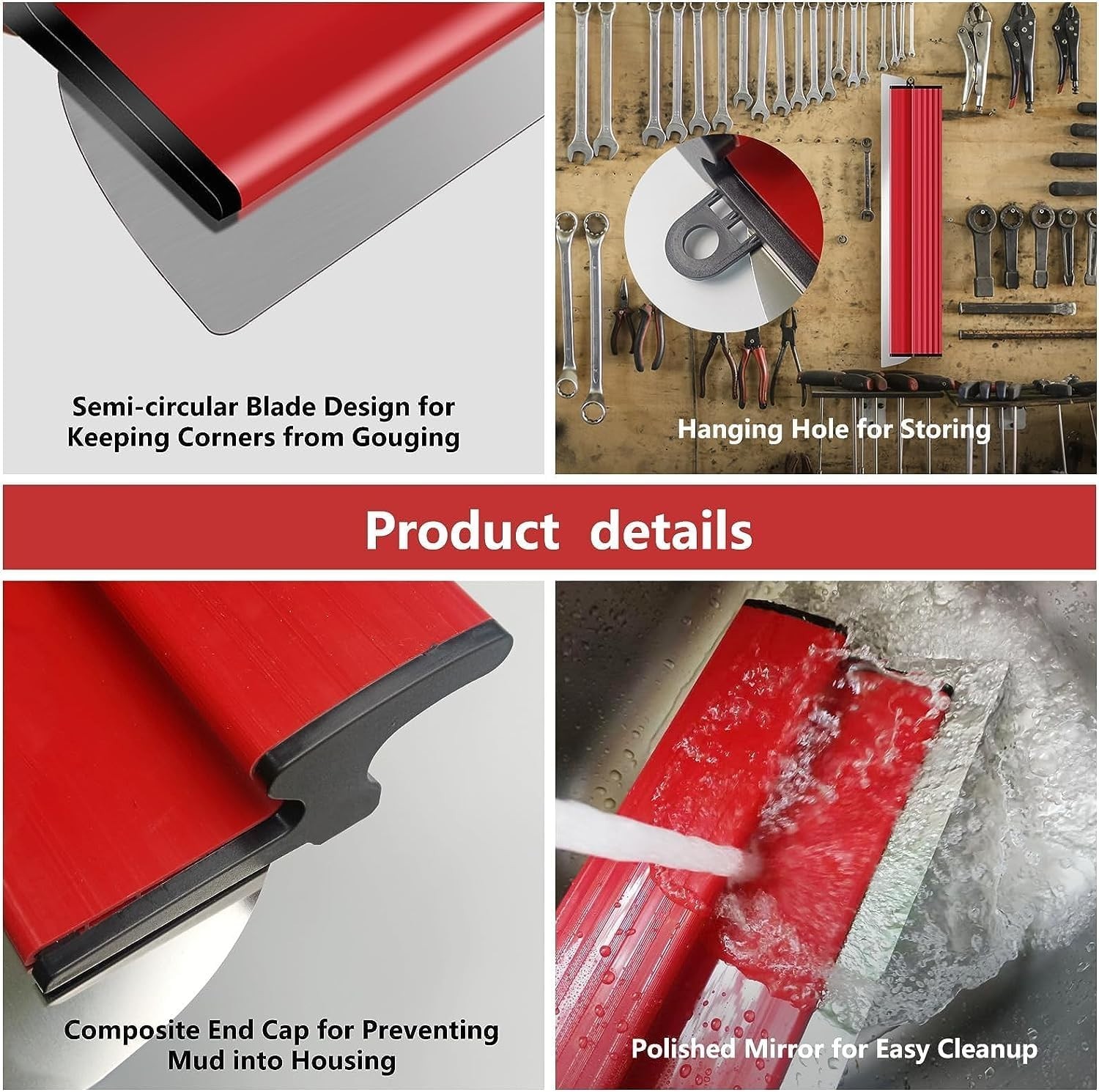Lightweight 24 Inch Drywall Blade with Ergonomic Grip - Perfect for Contractors