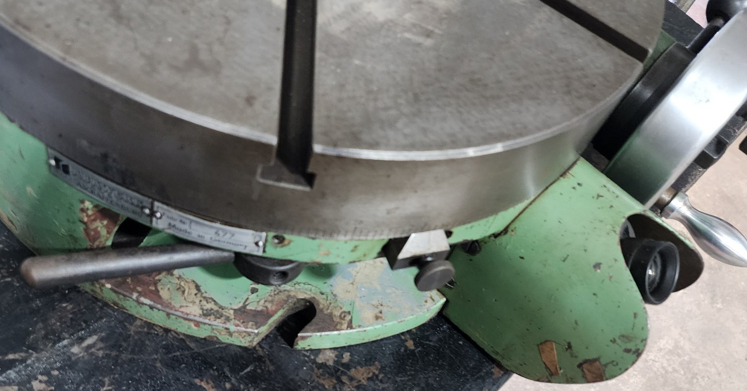 ABA ABAWERK 15.5" 40CM Precision Rotary Table with Optical sight