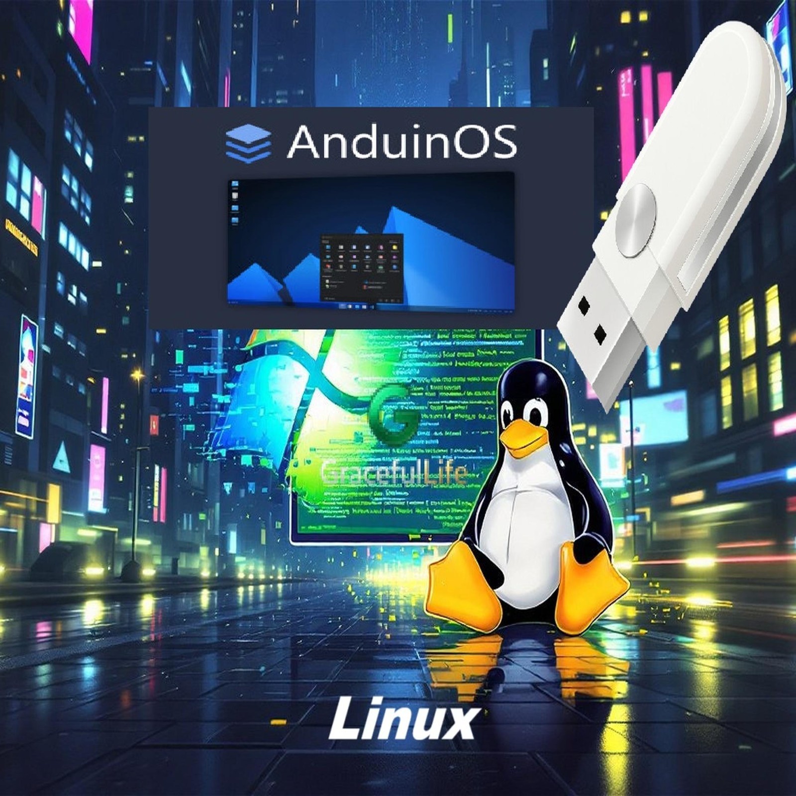 AnduinOS Linux 64-Bit  Live Install Bootable OS Software 10-16-2025 edition