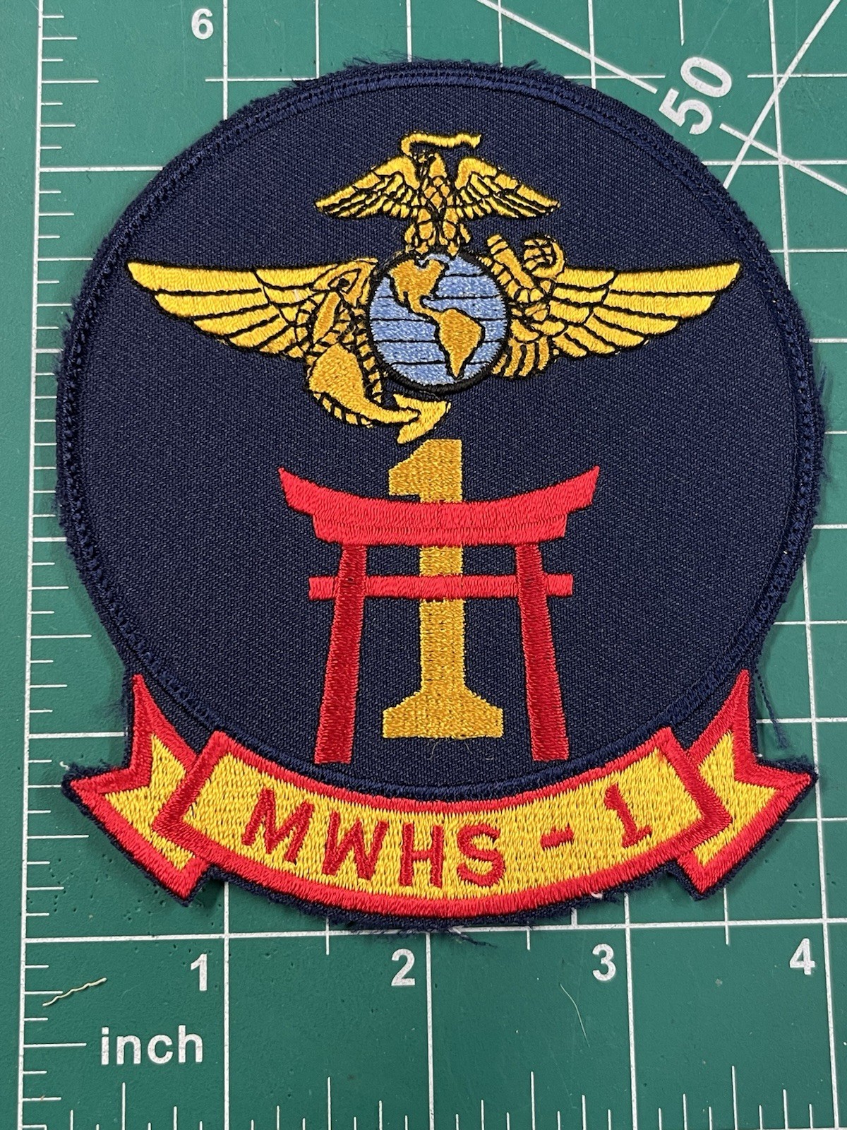 USMC US Marine Corps Marine Wing Headquarters Squadron 1 Patch