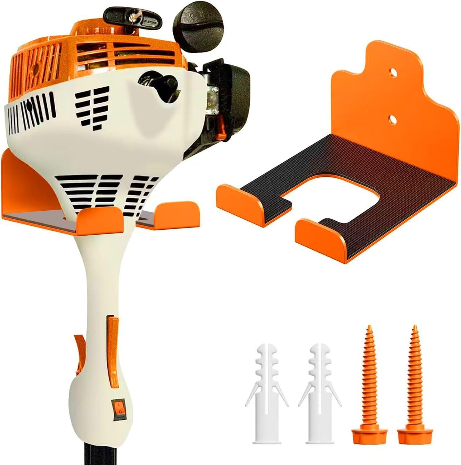 Efficient Garage Trimmer Rack - Protects Tools & Organizes Space Seamlessly