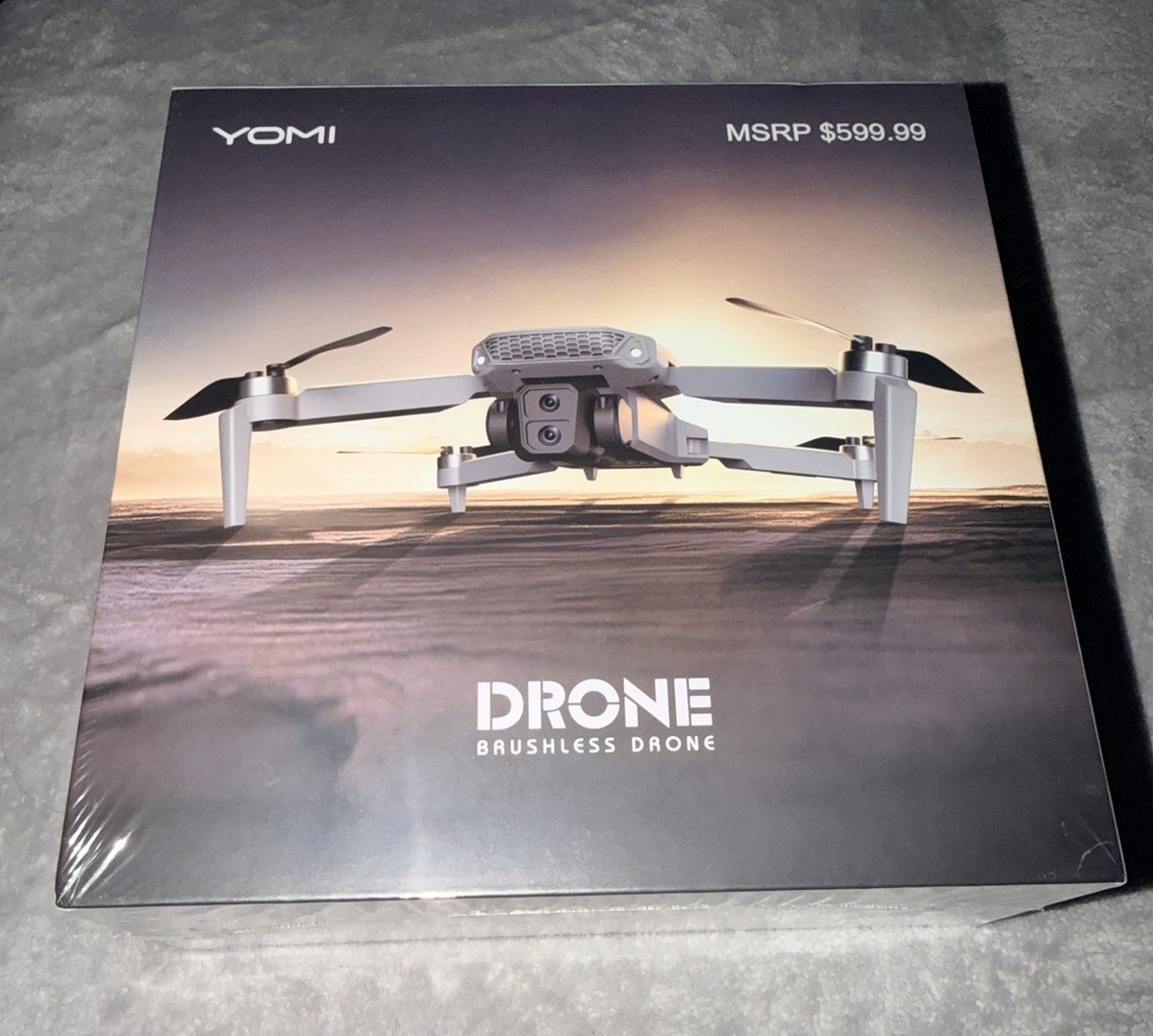 YOMI YM-0599 Brushless Drone 4K HD Camera Foldable RC Quadcopter RTF New