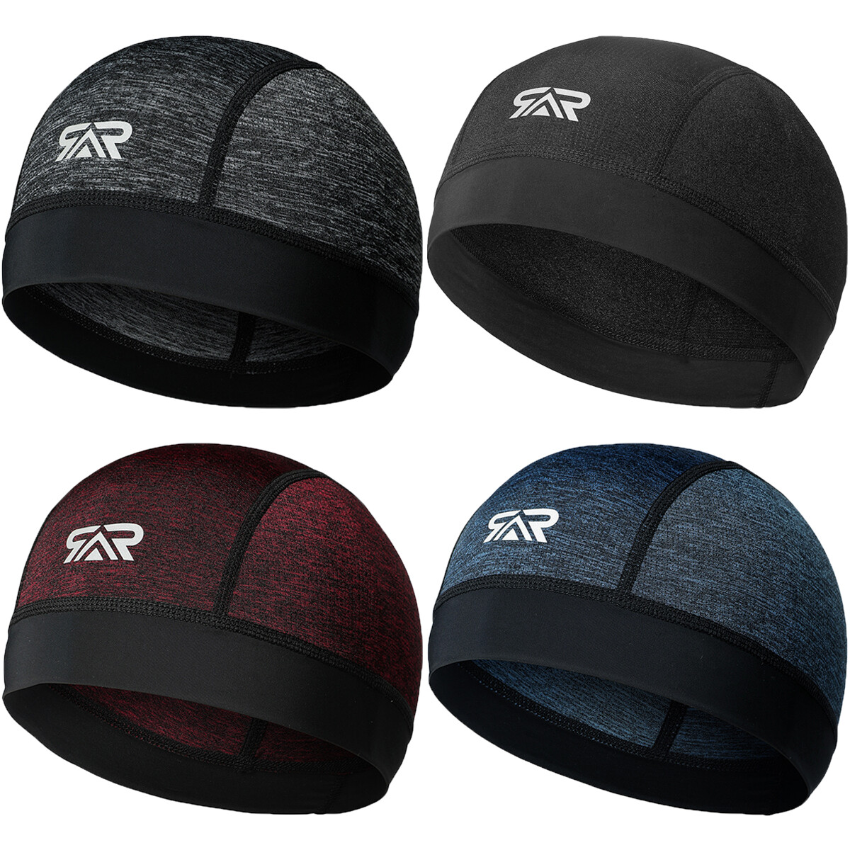 Summer Cycling Skull Cap Bike Helmet Liner Running Beanie Hat Fits Under Helmets