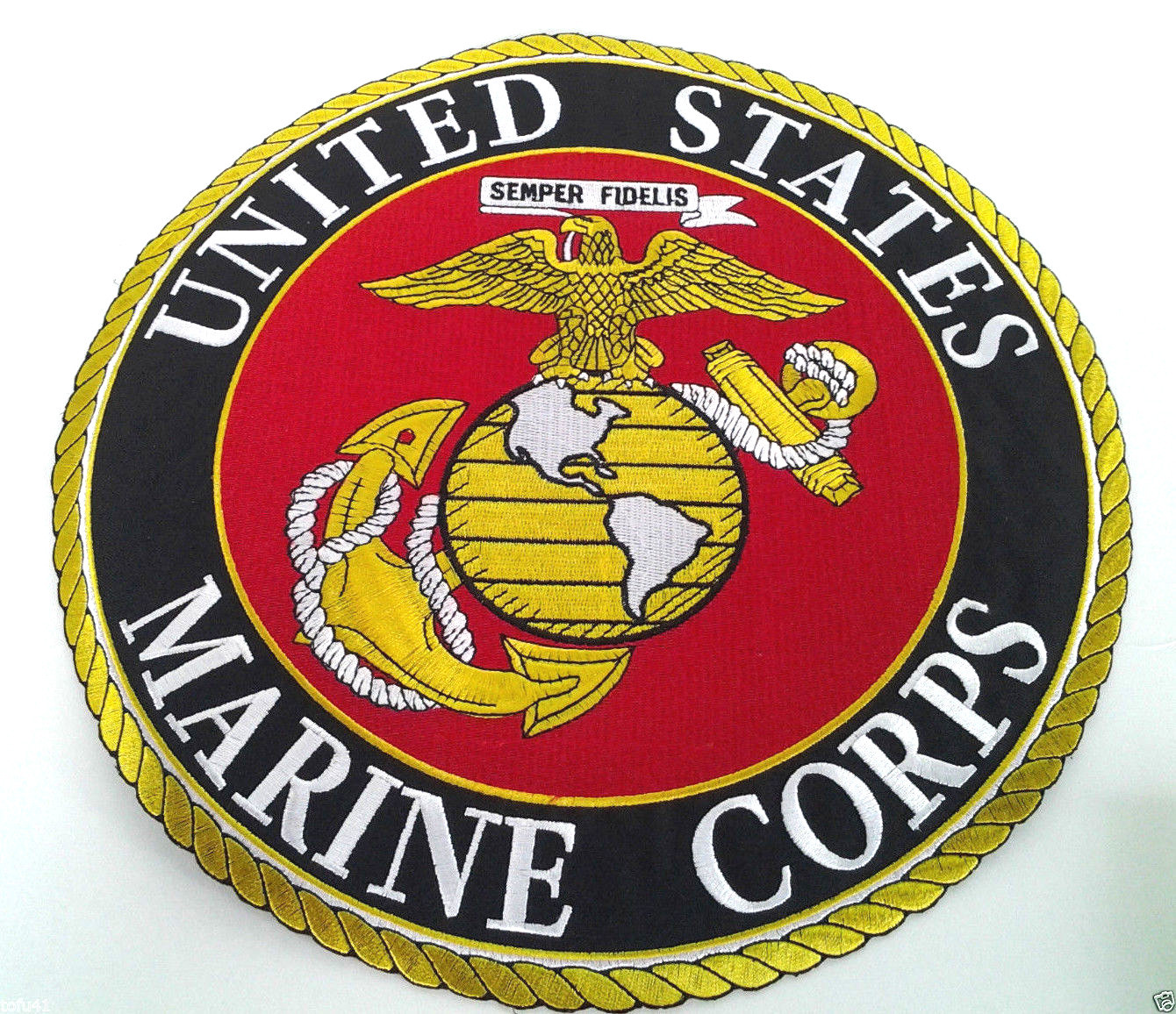 US MARINE CORPS 12" RD LARGE BACK Military Patch PM9046 EE