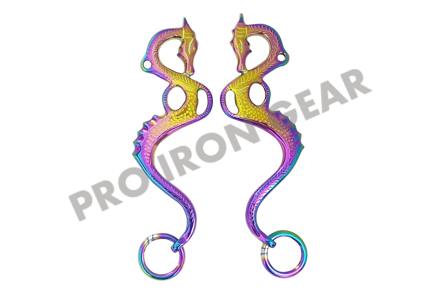 RAINBOW DRAGO Hackamore Replacement Cheeks Bitless Horse Bit English Western