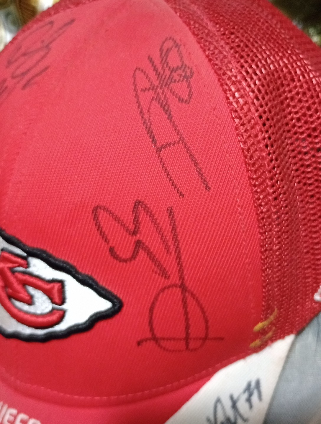 Autographed Chiefs Baseball Cap