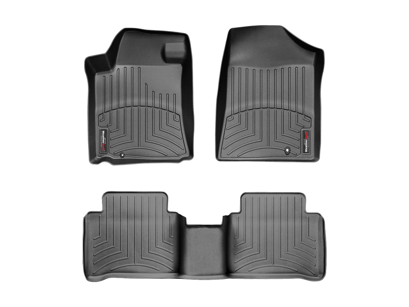WeatherTech FloorLiner for 2009-2014 Nissan Maxima - 1st & 2nd Row, Black