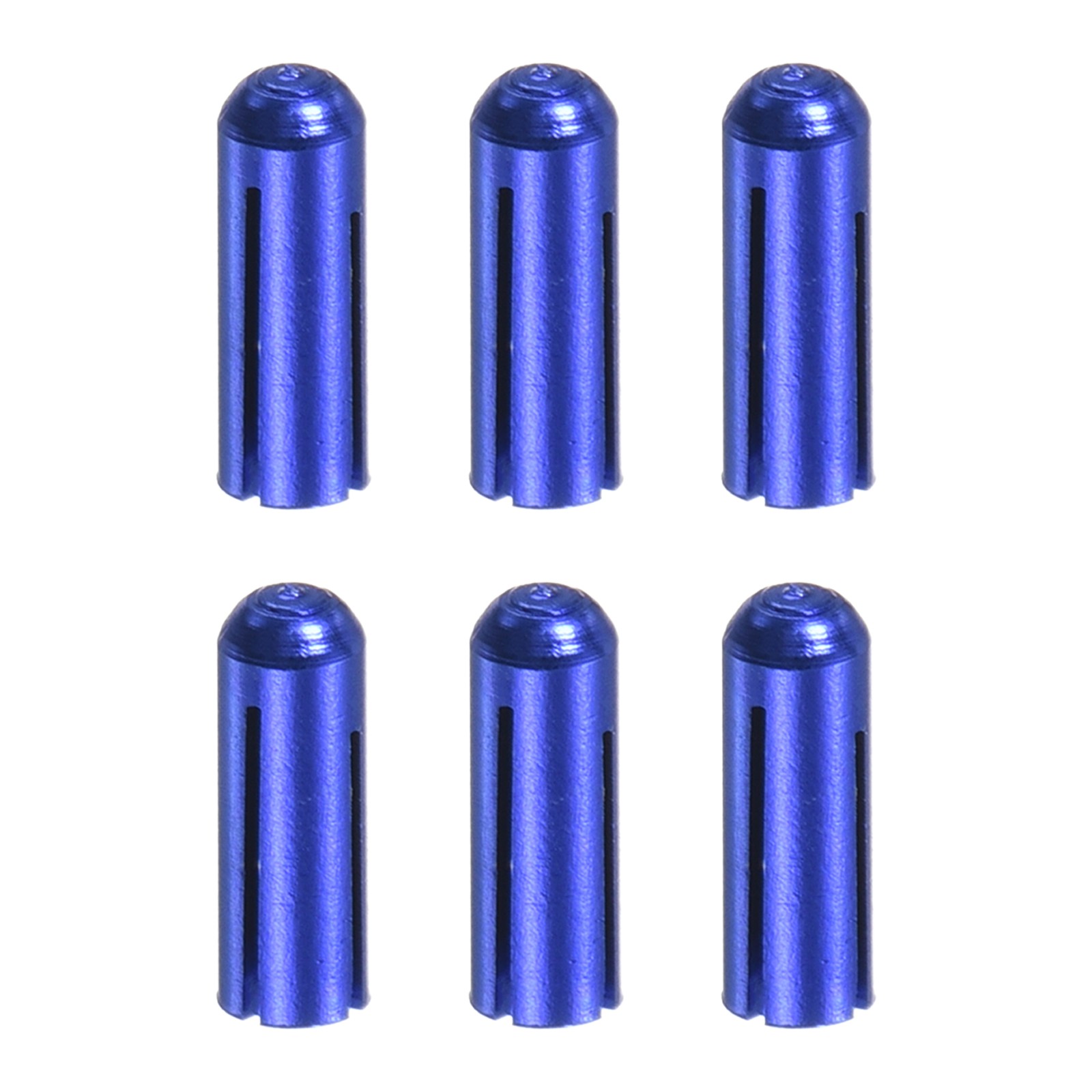 6Pcs Dart Flight Protectors,Aluminum Alloy Dart Accessory Wing Savers(Blue)