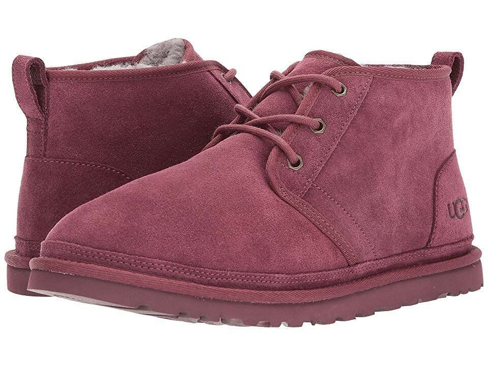 UGG AUSTRALIA 3236 NEUMEL LEATHER SUEDE WOOL CHUKKA MEN'S SHOES 100% AUTHETIC