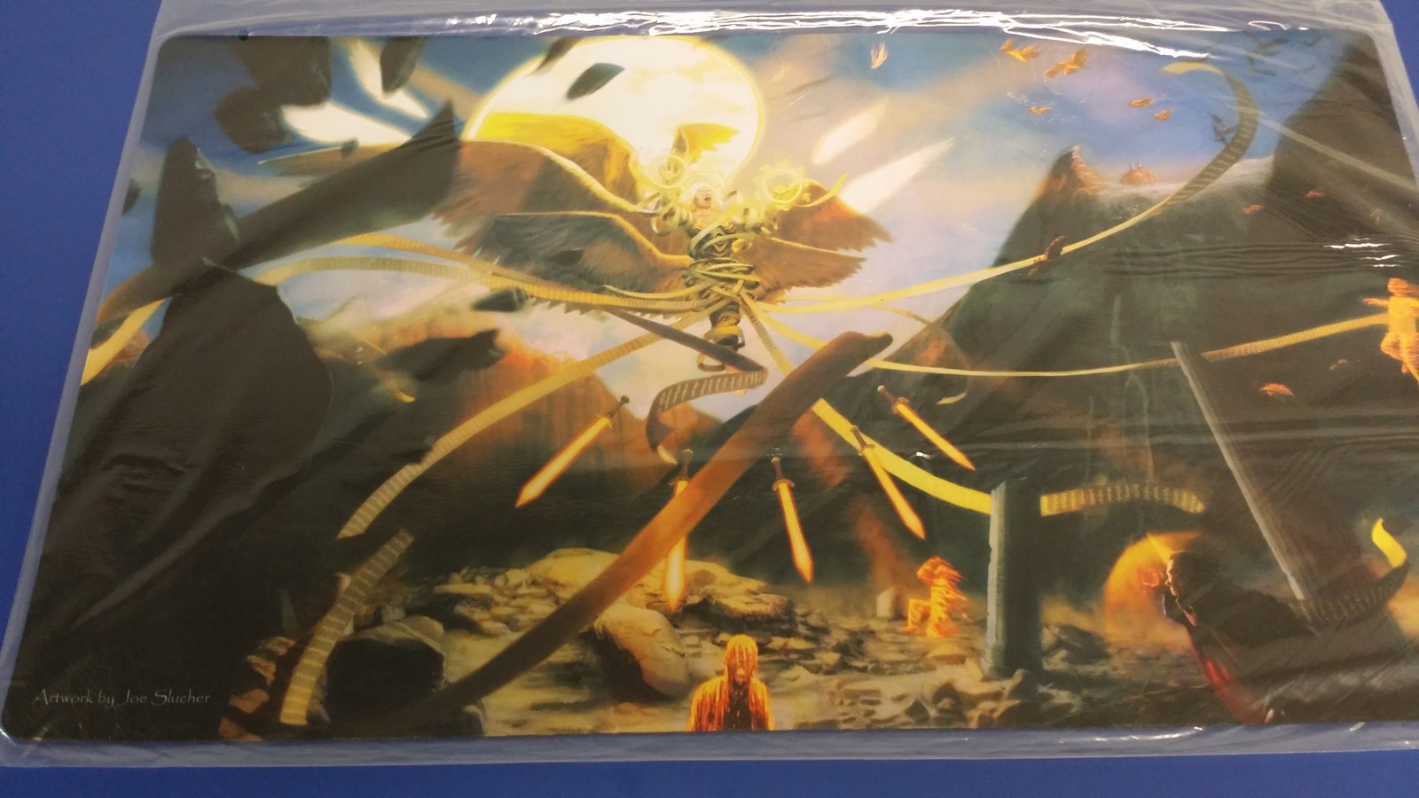1x  Playmat AOM Joe Slucher Commandment New(Near Mint) Playmats