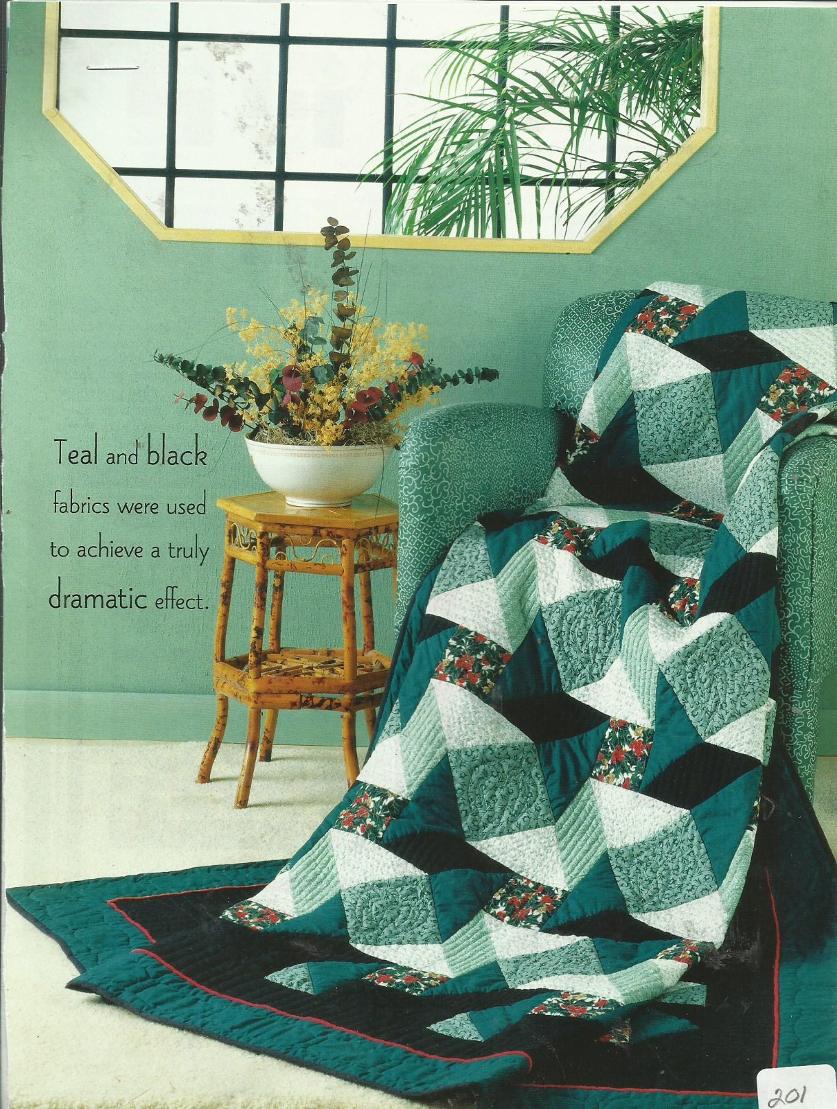 E0753 STEPS AND SPIRALS QUILT PATTERN/INSTRUCTIONS