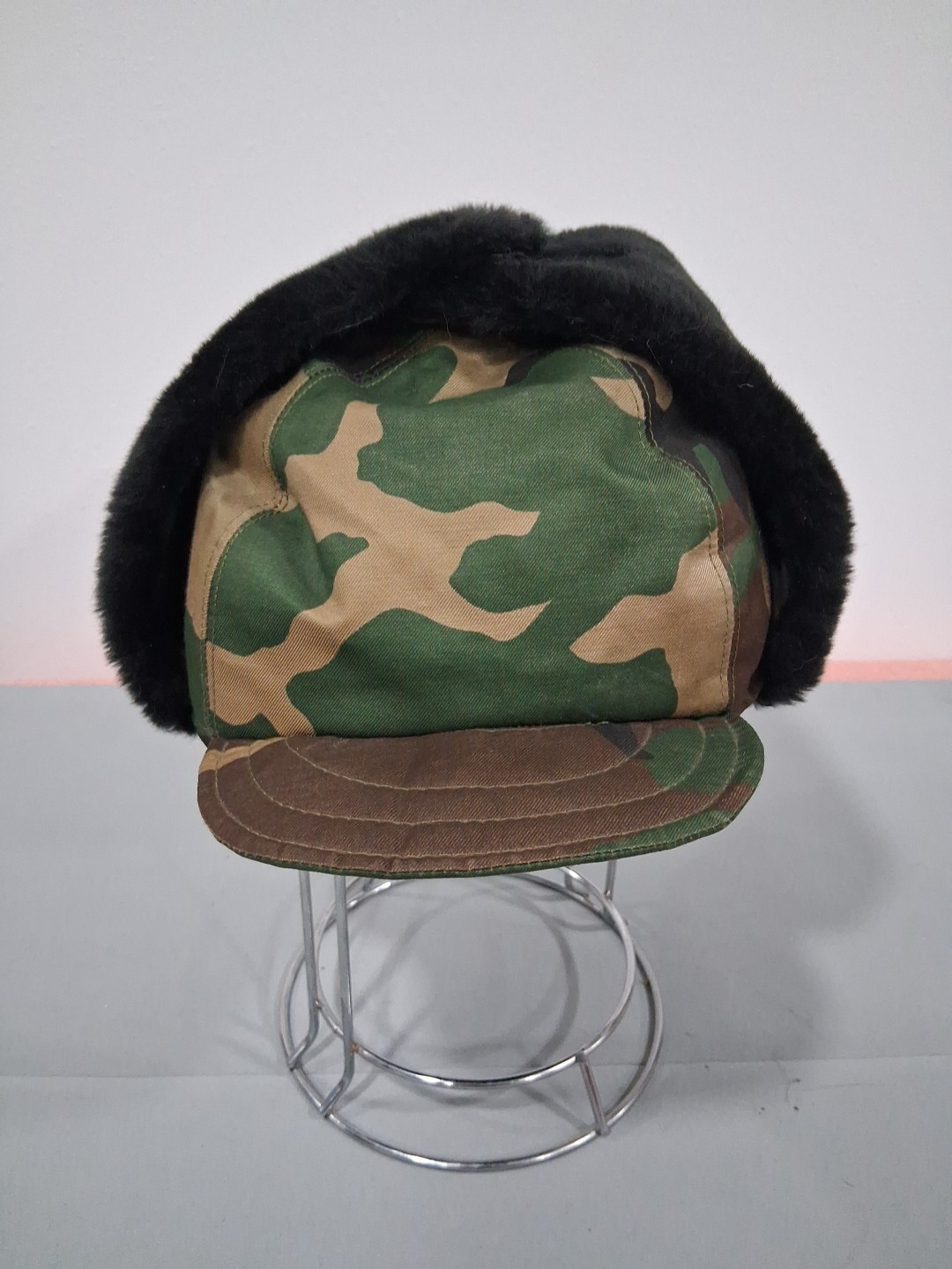 Vintage Goretex Trapper Hat Cap Thinsulate Camouflage Hunting 80s USA