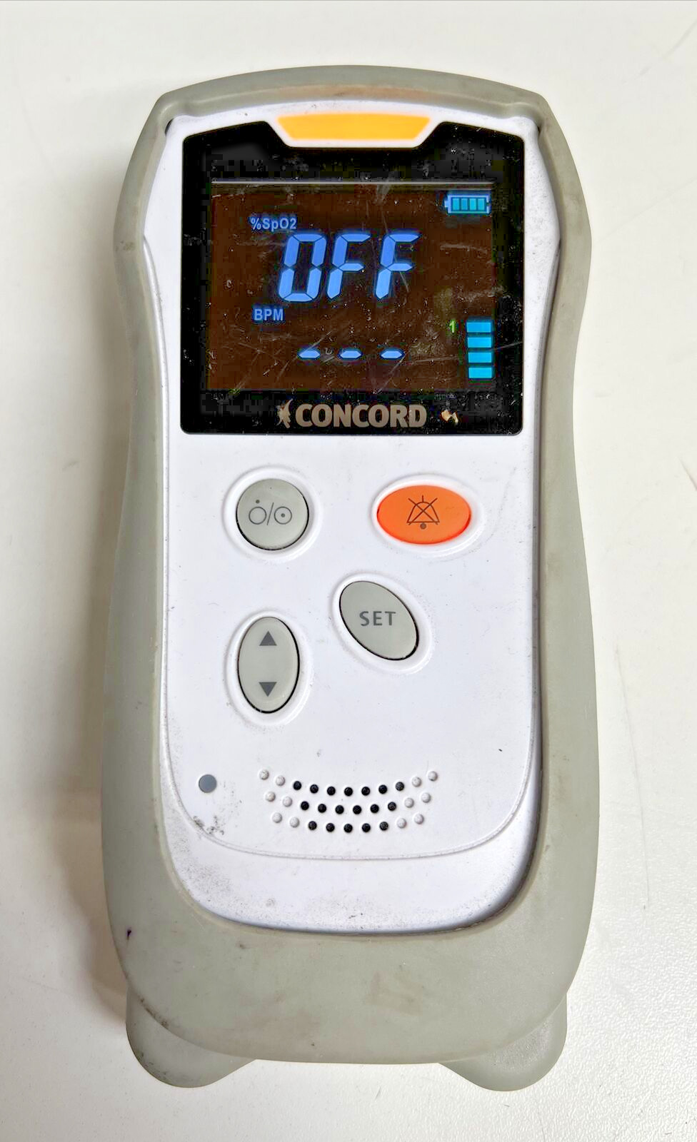 Concord Portable Handheld Pulse Oximeter Monitor with Loud Audible Alarms