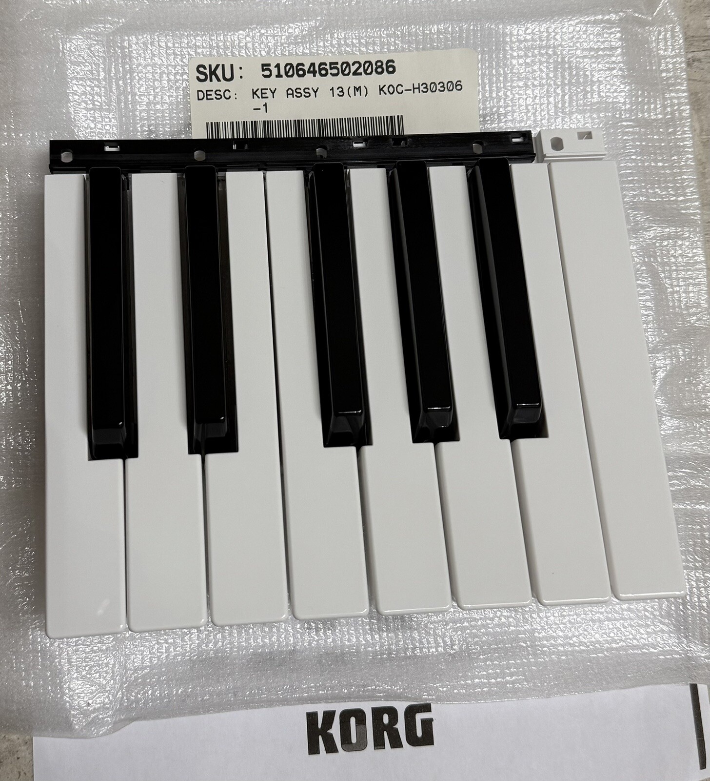 KORG KROSS KROSS2 KORG  PA700 PA600 X50 PA500 PA300  Octave Key -8xWH + 5x BLK-