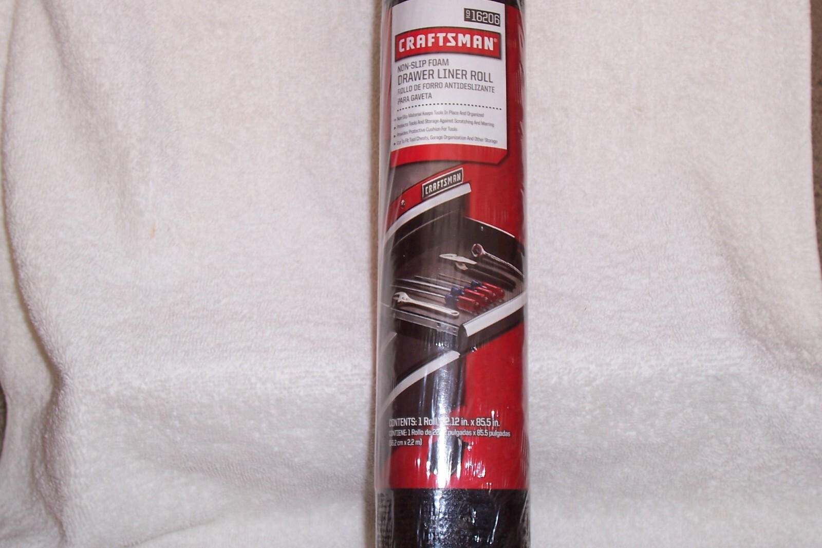 CRAFTSMAN Non-Slip Foam Tool Chest Drawer Liner Roll (22.12" x 85.5") 916206 NEW
