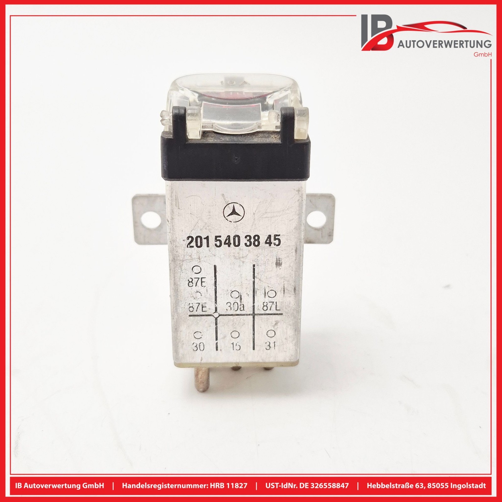 Relay Overload Protection 2015403845 Mercedes-Benz W201 W124 W126 Siemens Genuine