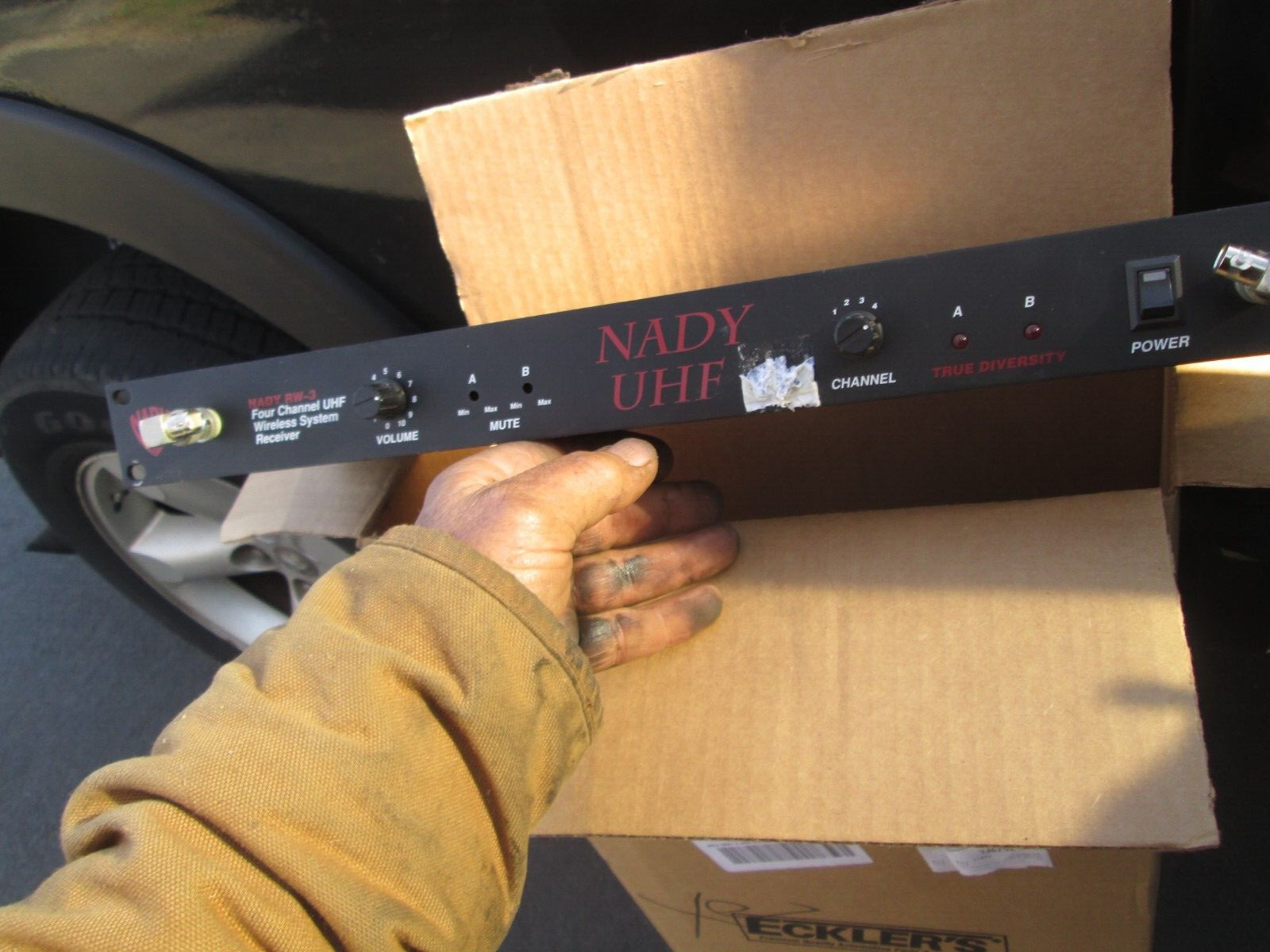 NADY RW-3 UHF WIRELESS RECEIVER 4 CHANNEL.BANDS DJ