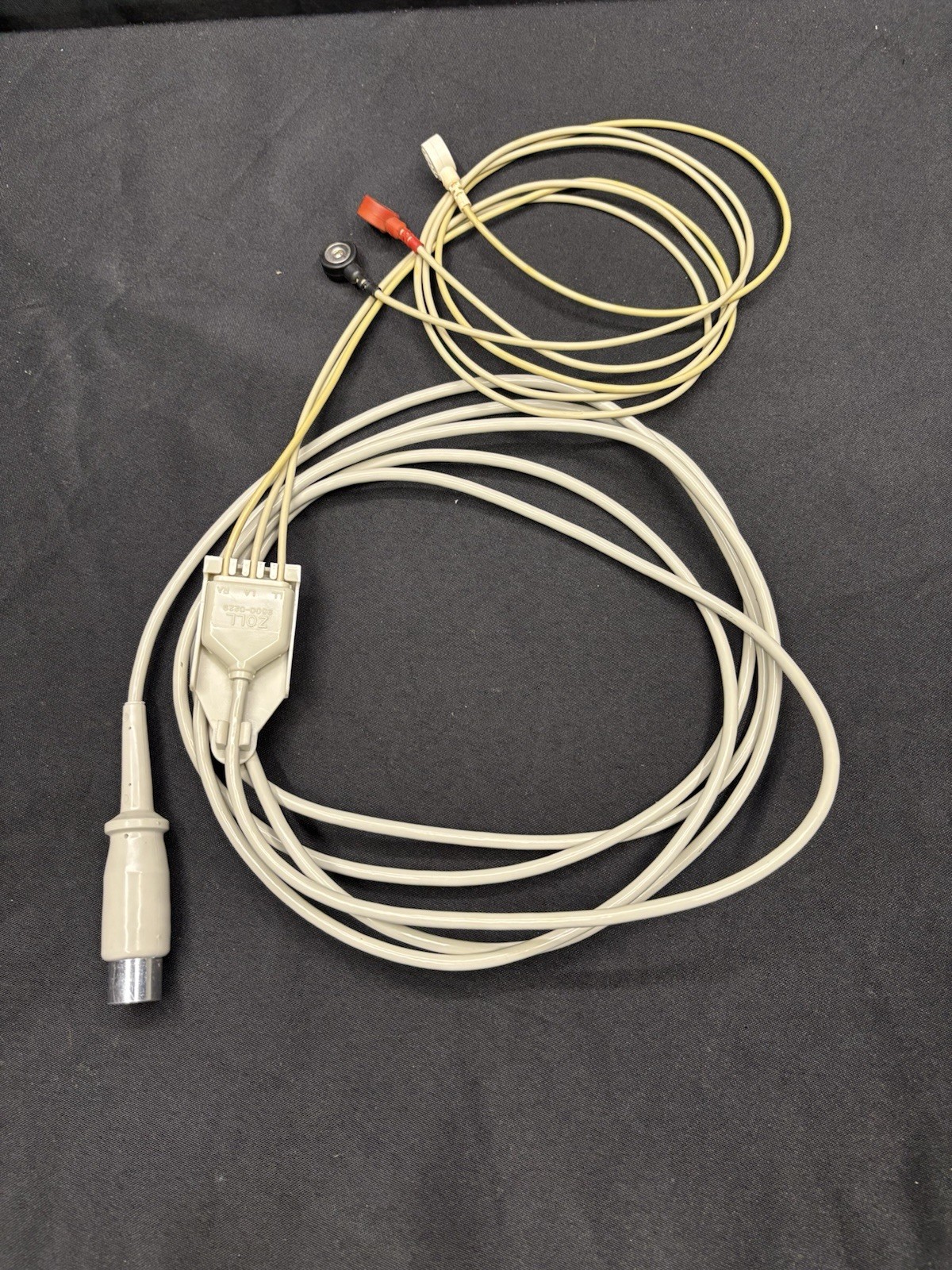 ZOLL 3 Lead ECG Patient Cable 3LD AHA Snaps Ref# 8000-0025 Part # 9500-0229