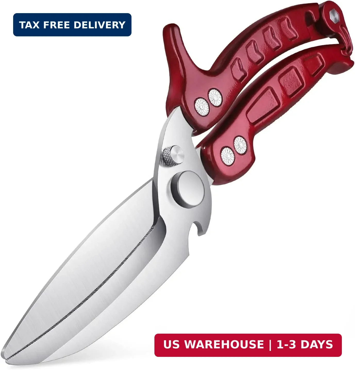 DRAGON RIOT Heavy Duty Poultry Shears - A Must Have Kitchen Shears for Chicken a