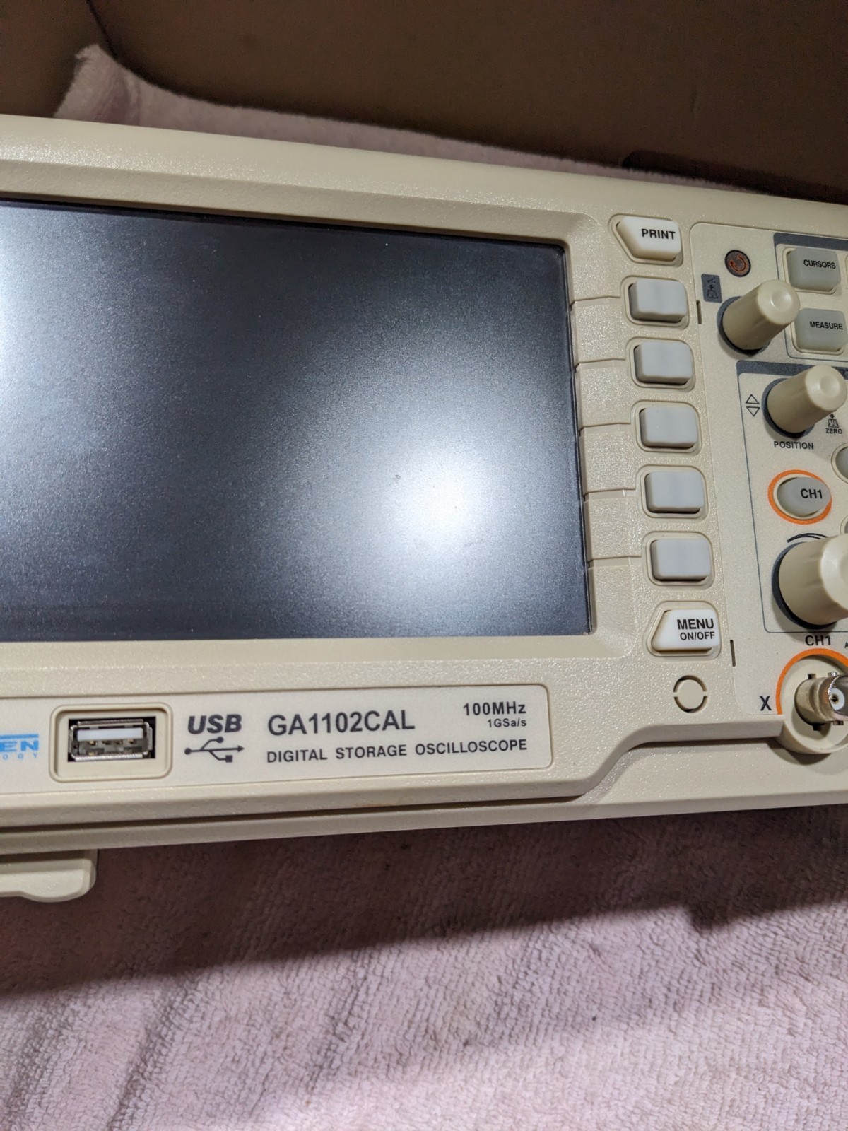 Gratten GA1102CAL Digital Storage Oscilloscope - Tested Working