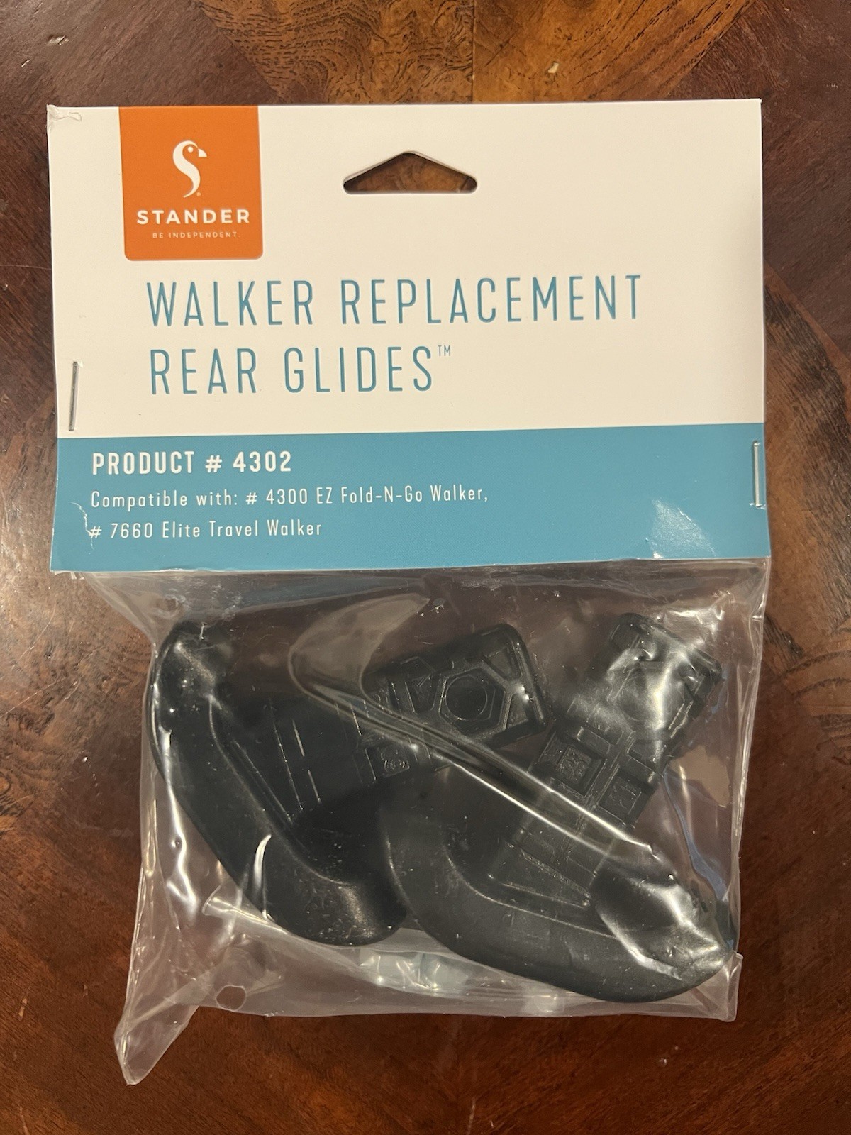 Walker Replacement Rear Glides #4302 for EZ Fold-N-Go & Elite Travel Walkers