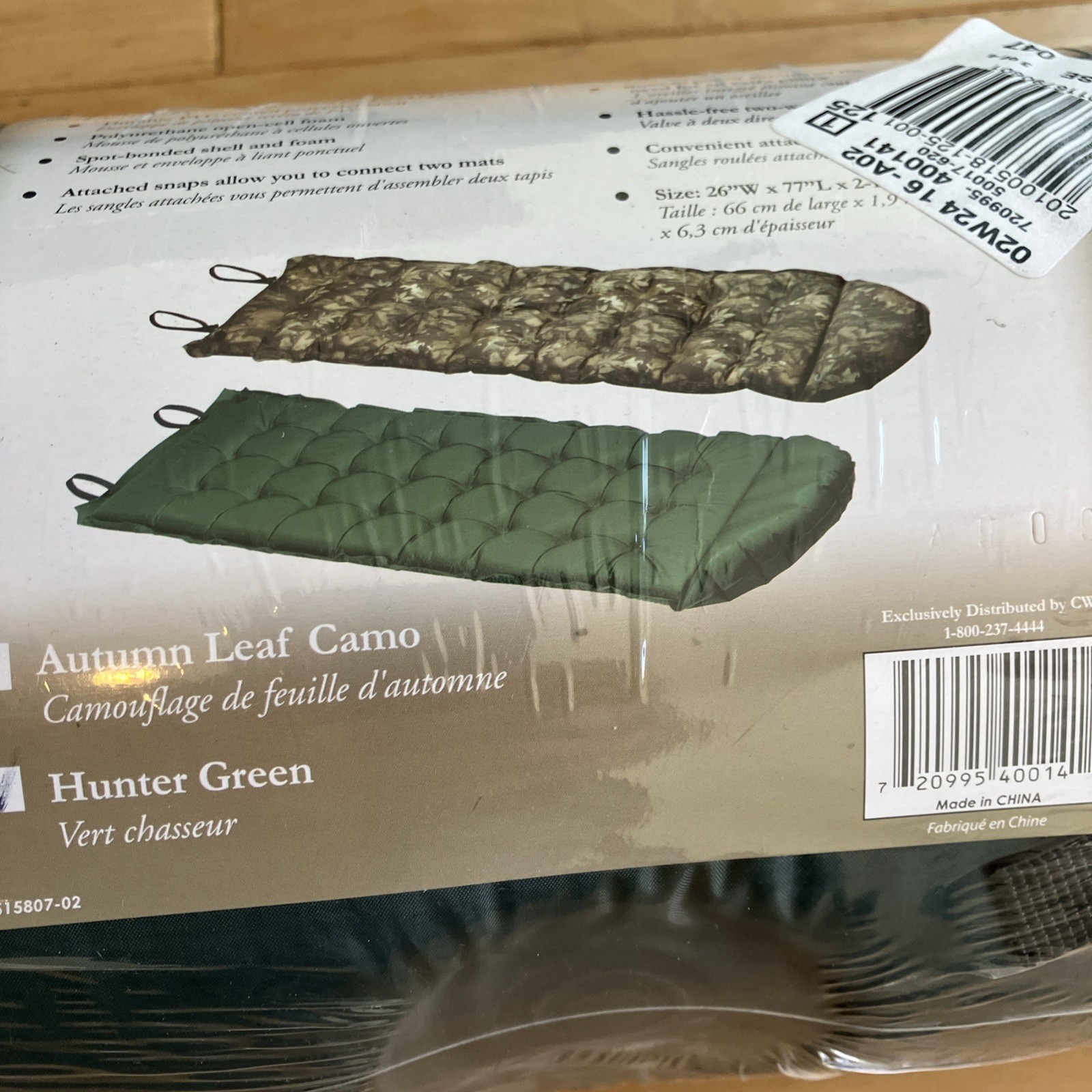 Cabela's Trekker Self-Inflating Hunting Backpacking Camping Sleeping Pad