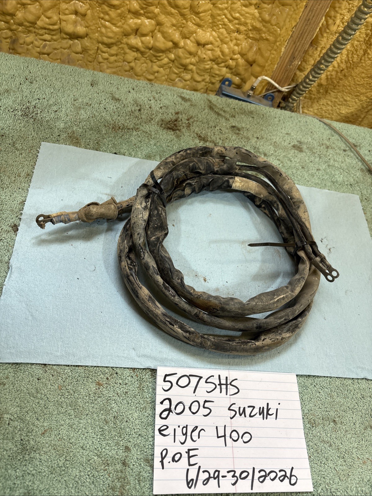 2005 Suzuki Eiger 400 Winch Wiring Cables 507