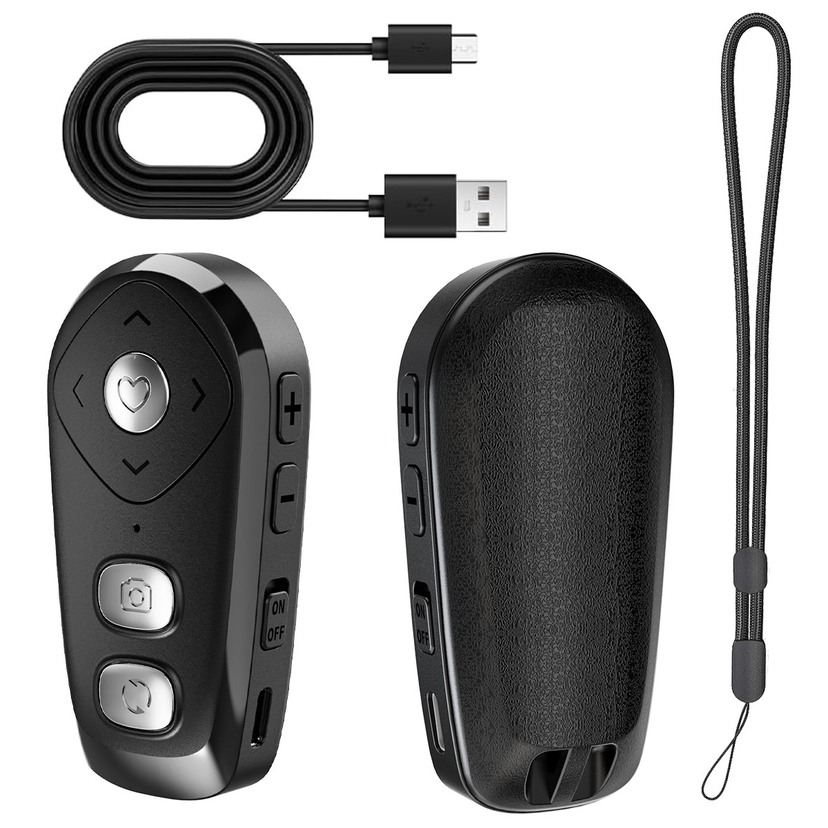 Wireless Camera Remote Control with Zoom for iPhone & Android Versatile Shutter