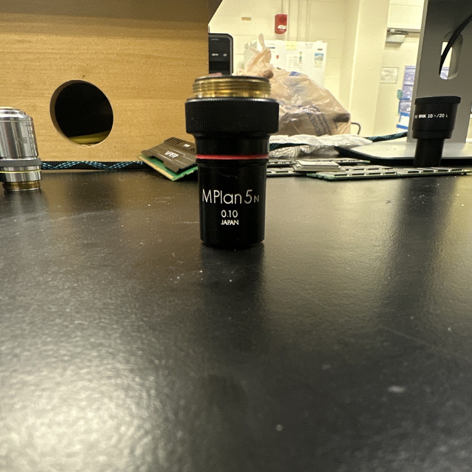 Olympus MPlan 5 5x/0.10 Microscope Objective Lens 401830 Biological Lab