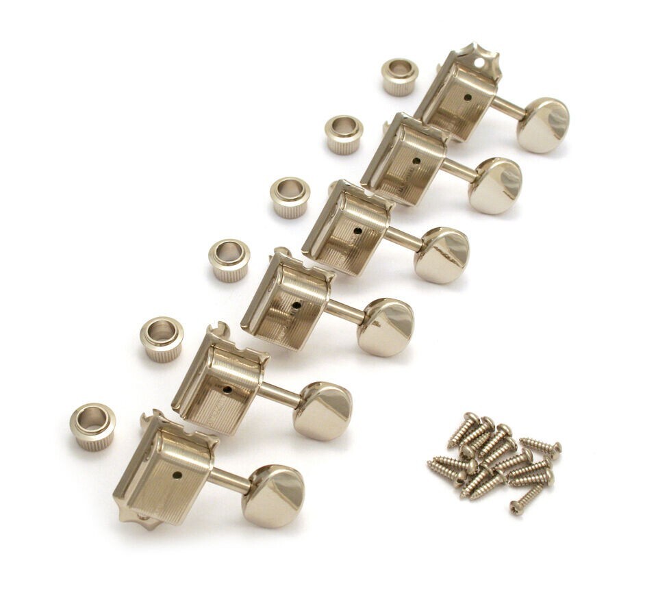 Genuine Fender Nickel Vintage AVRI Tuners Stratocaster/Telecaster 099-2074-000