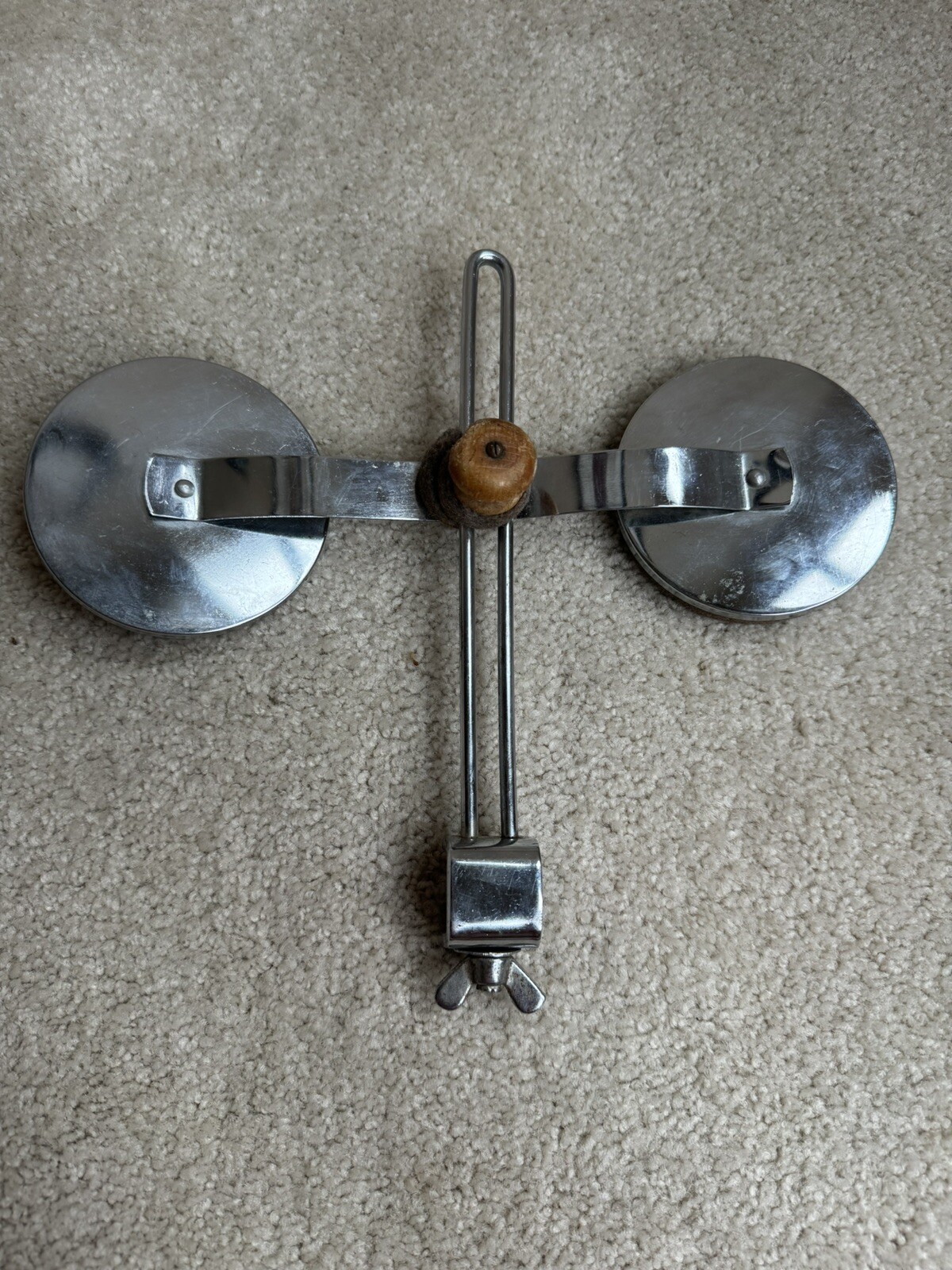 Vintage 60s 70s Bass Drum Muffler - Unknown- Chrome