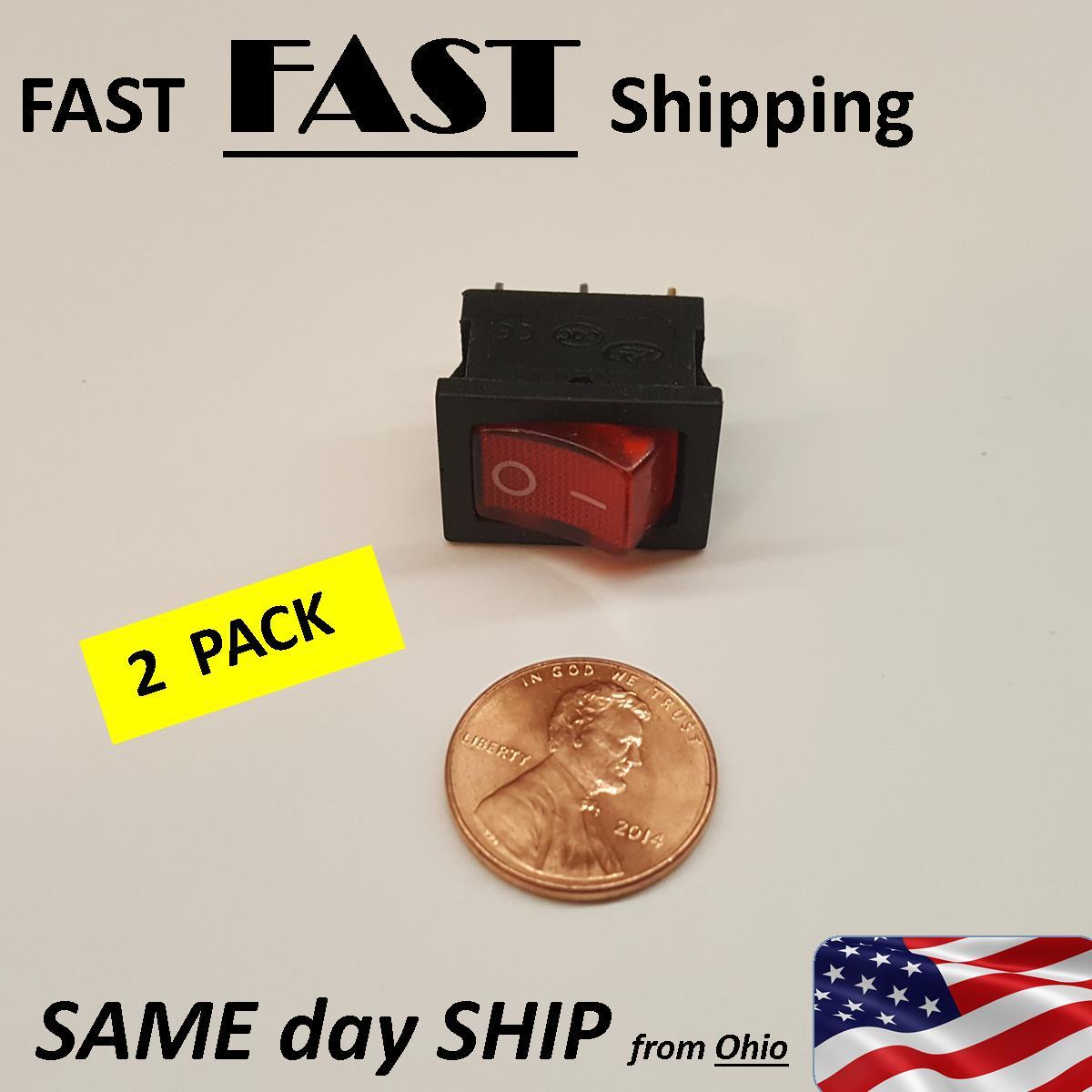 6A 250VAC --- rocker switch --- 250VAC 6 amp